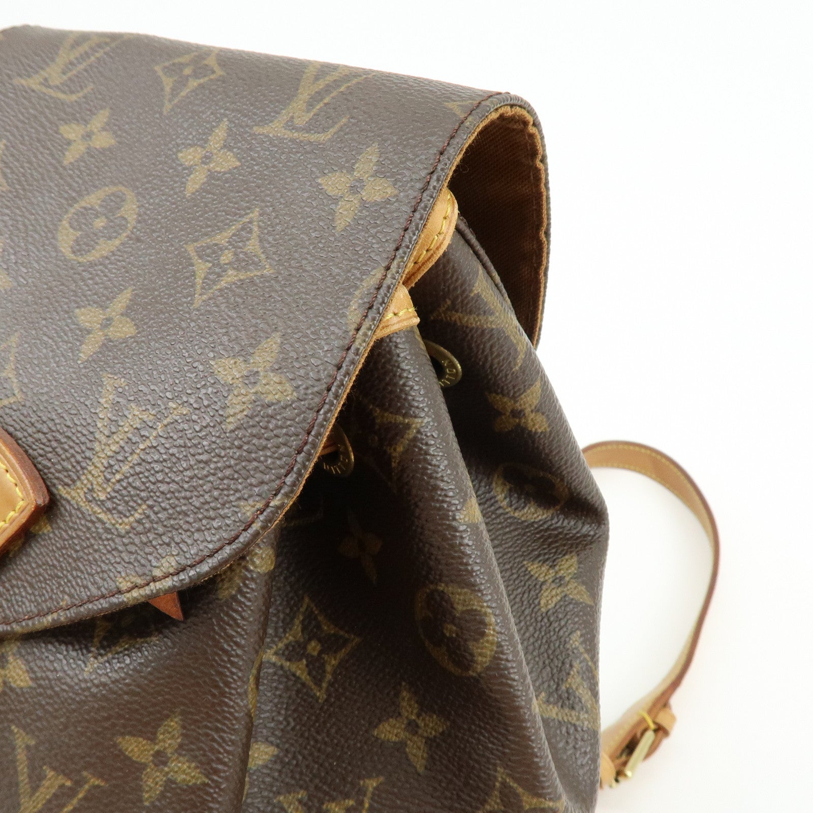 Louis Vuitton Monogram Montsouris MM Backpack Rucksack Brown M51136