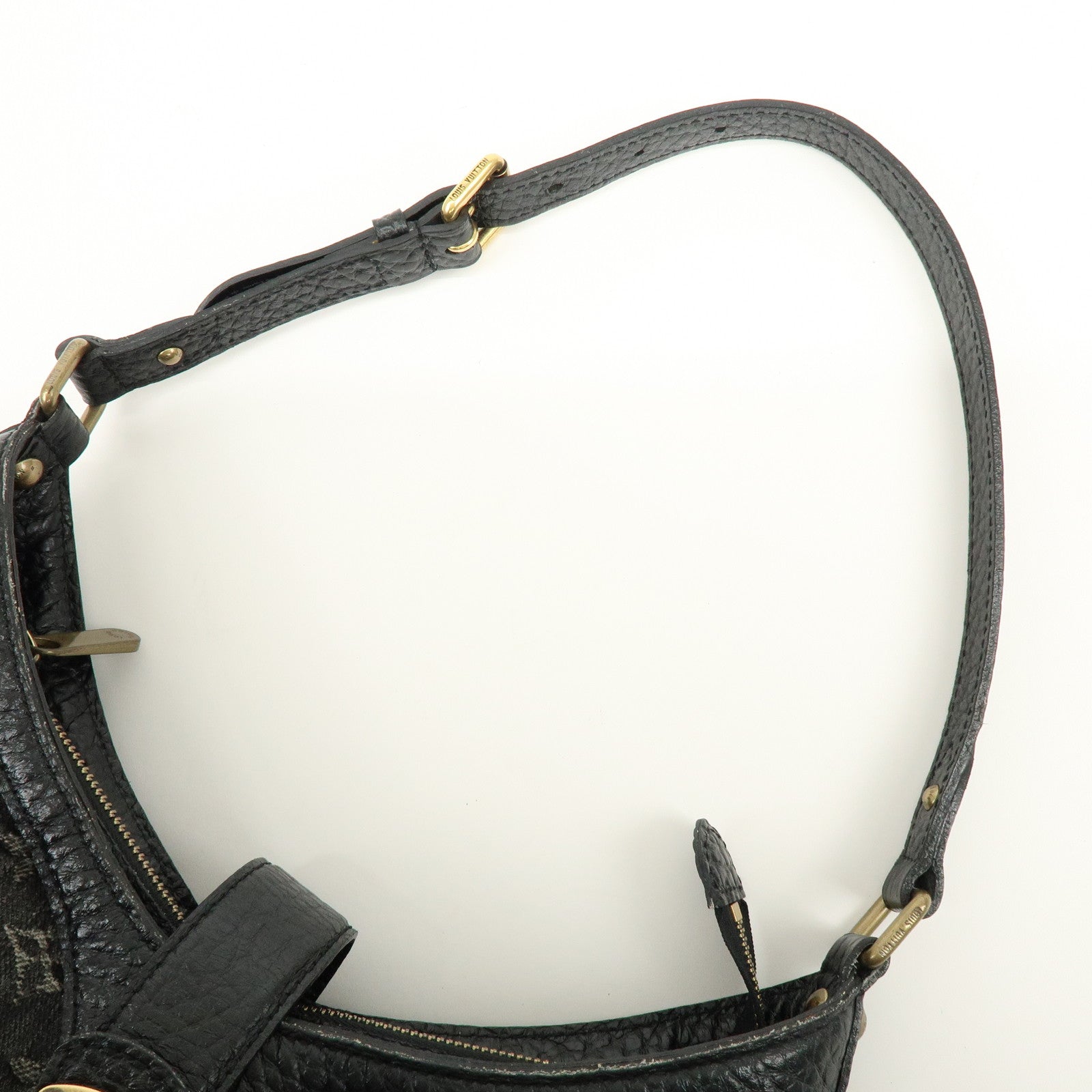 Louis Vuitton Monogram Denim Slightly Shoulder Bag Noir M95835