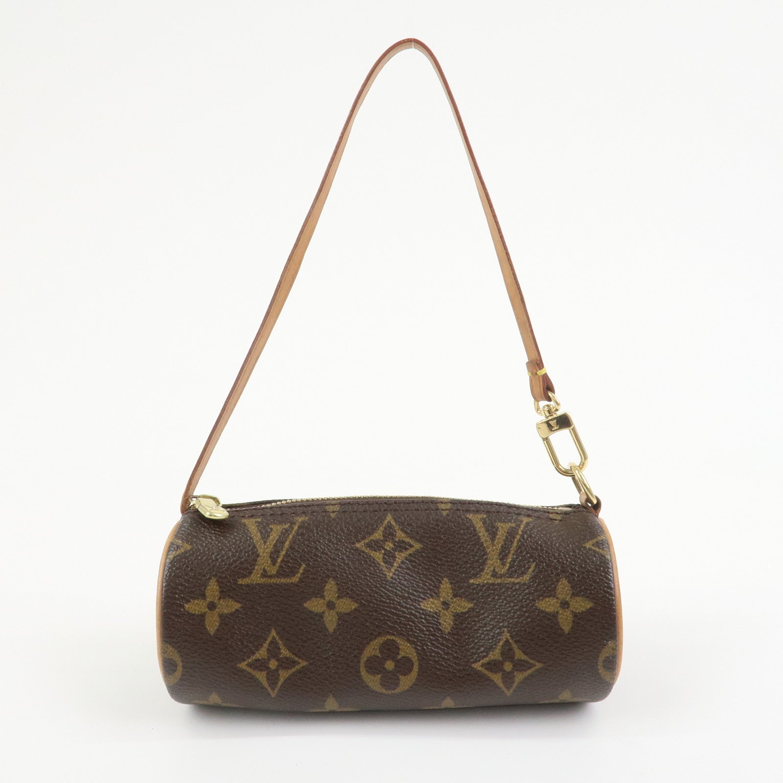 Louis Vuitton Monogram Set of 2  Mini Pouch for Papillon Bag Brown