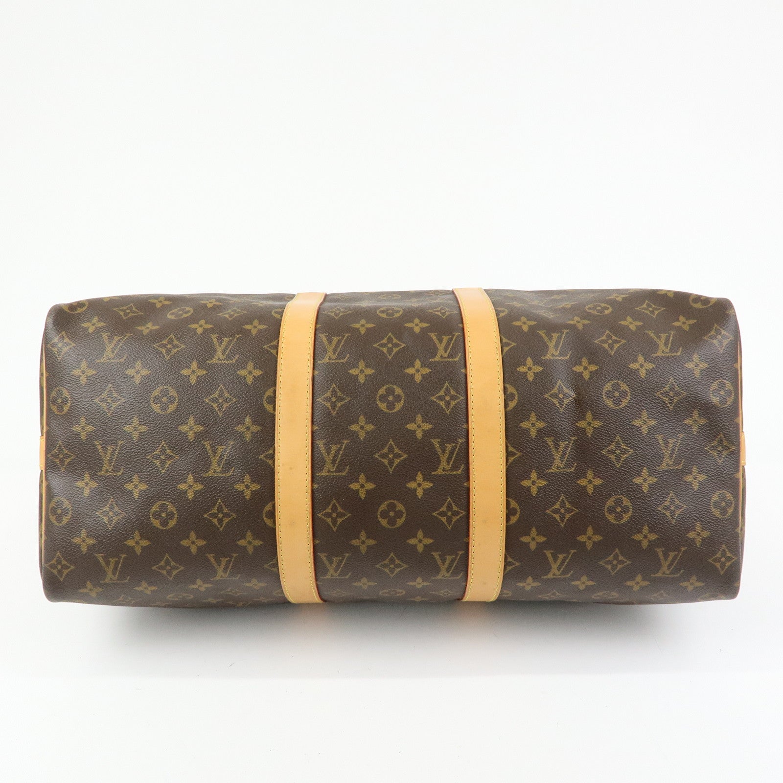 Louis Vuitton Monogram Keep All Bandouliere 50 Boston Bag M41416