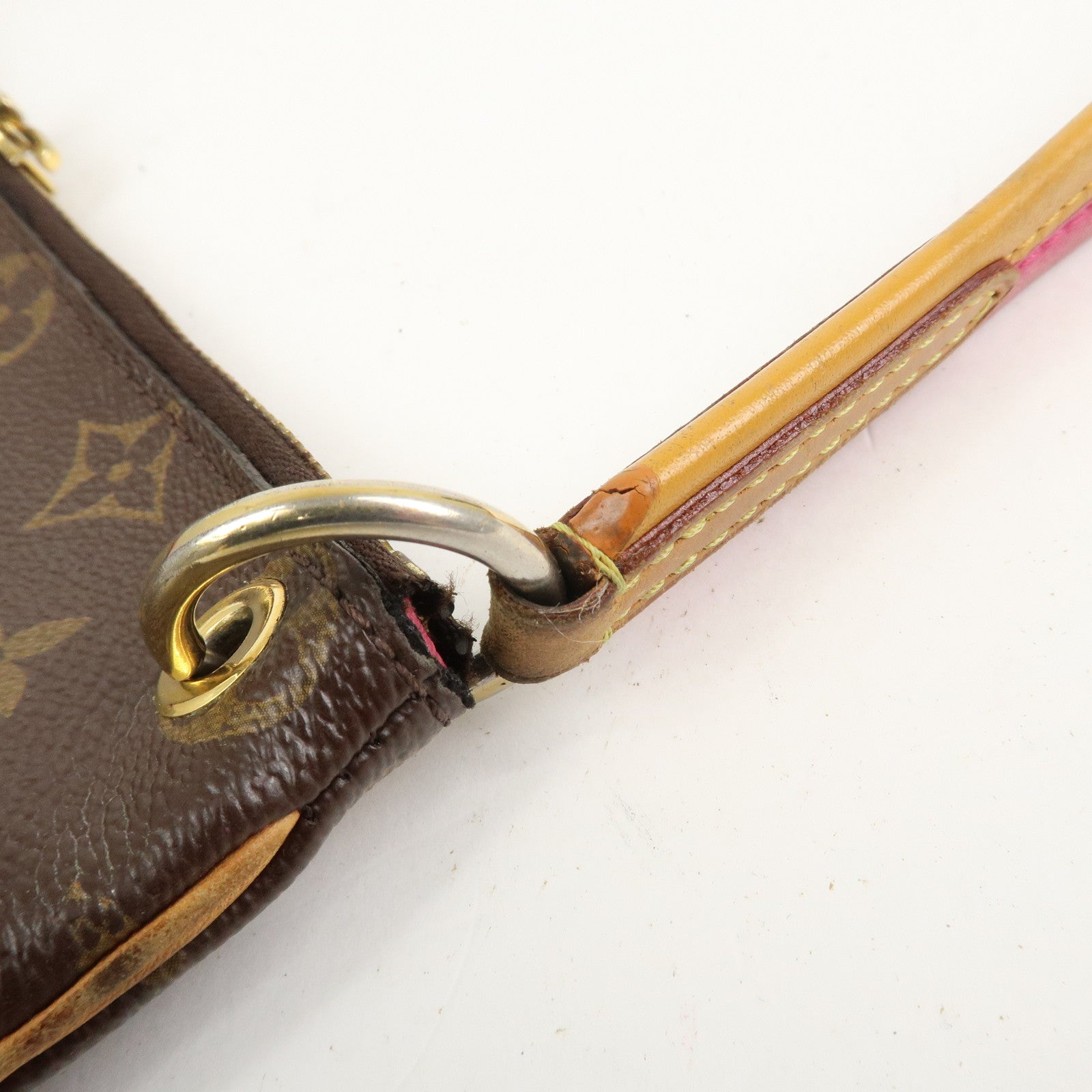 Louis Vuitton Monogram Canvas Lorette Shoulder Bag Hot Pink M44053