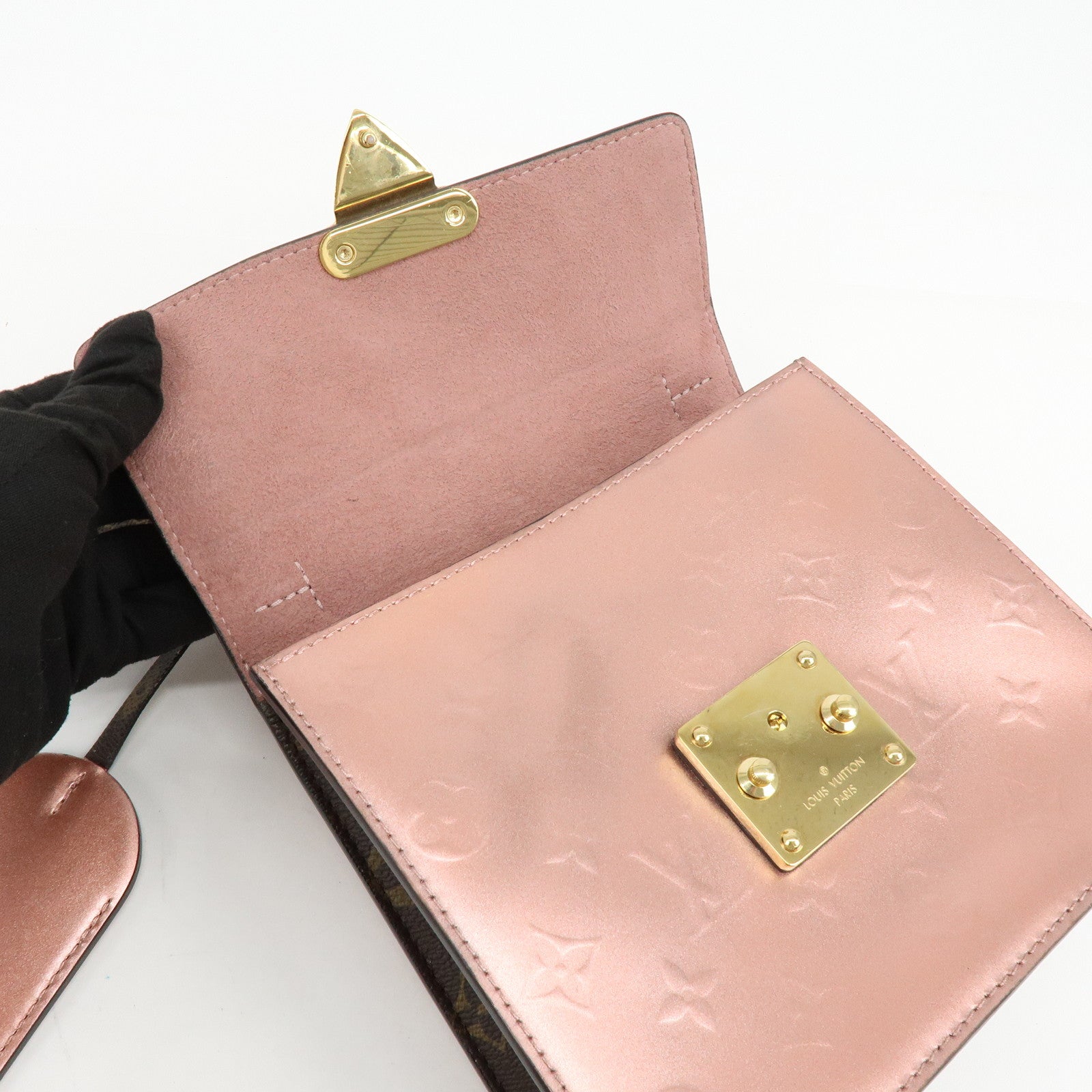 Louis Vuitton Monogram Vernis Spring Street 2Way Hand Bag M90568