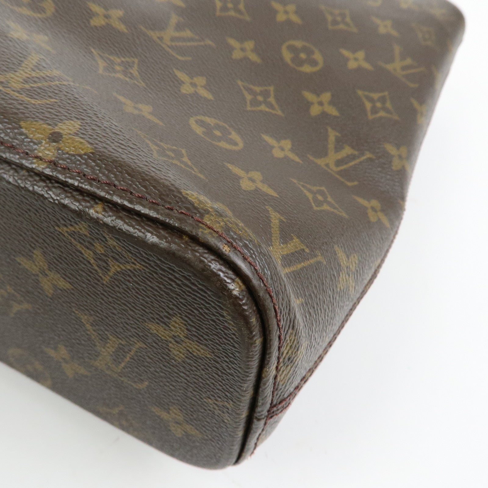 Louis Vuitton Monogram Luco Tote Bag Shoulder Bag Brown M51155