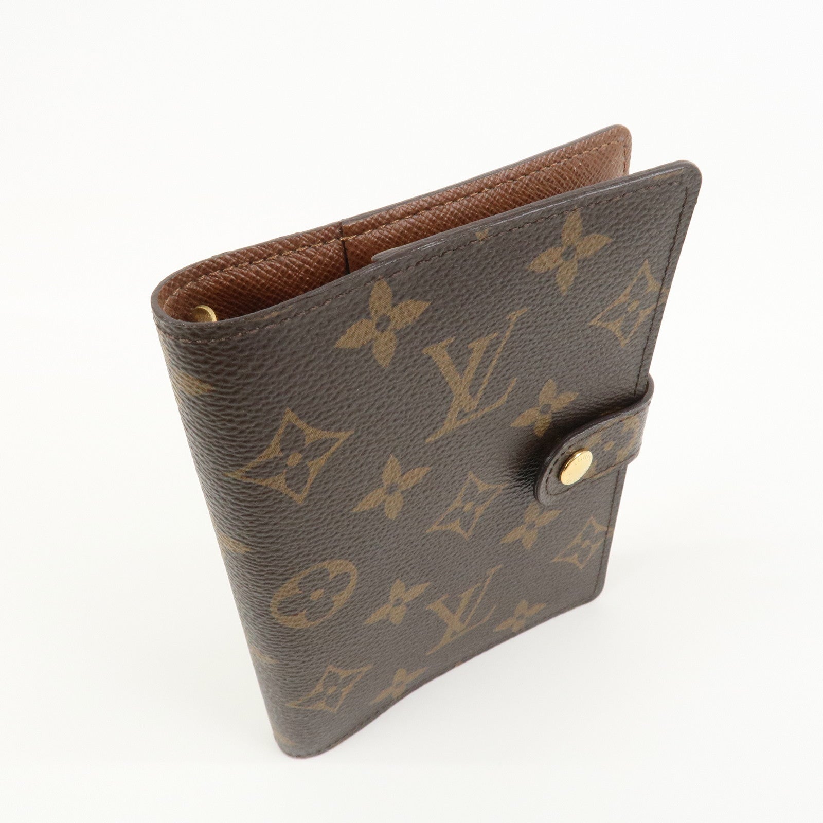 Louis Vuitton Monogram Agenda PM Planner Cover Brown R20005