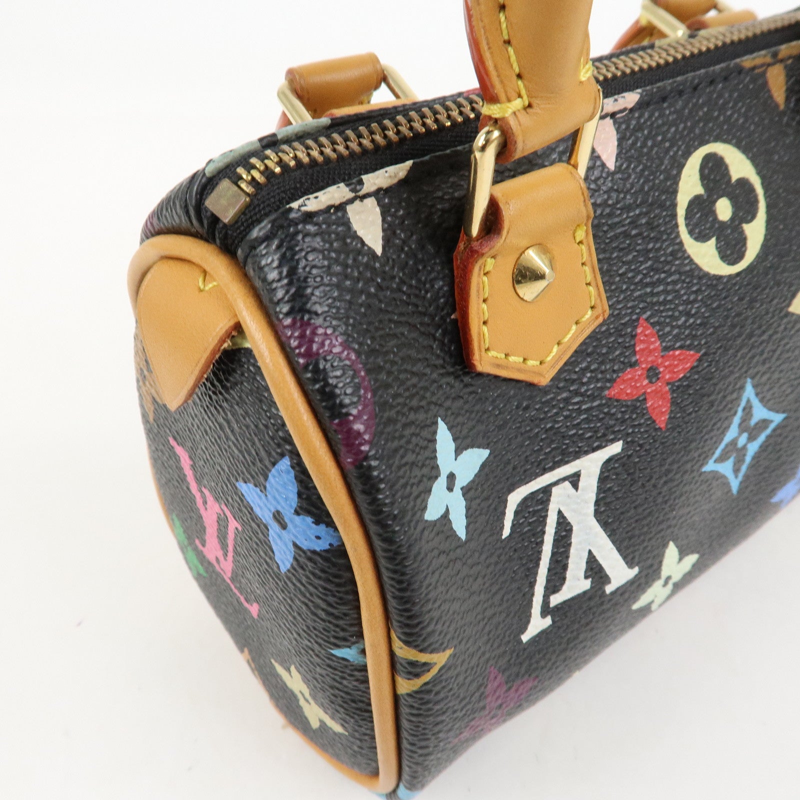 Louis Vuitton Monogram Multicolor Mini Speedy Mini Bag Noir M92644