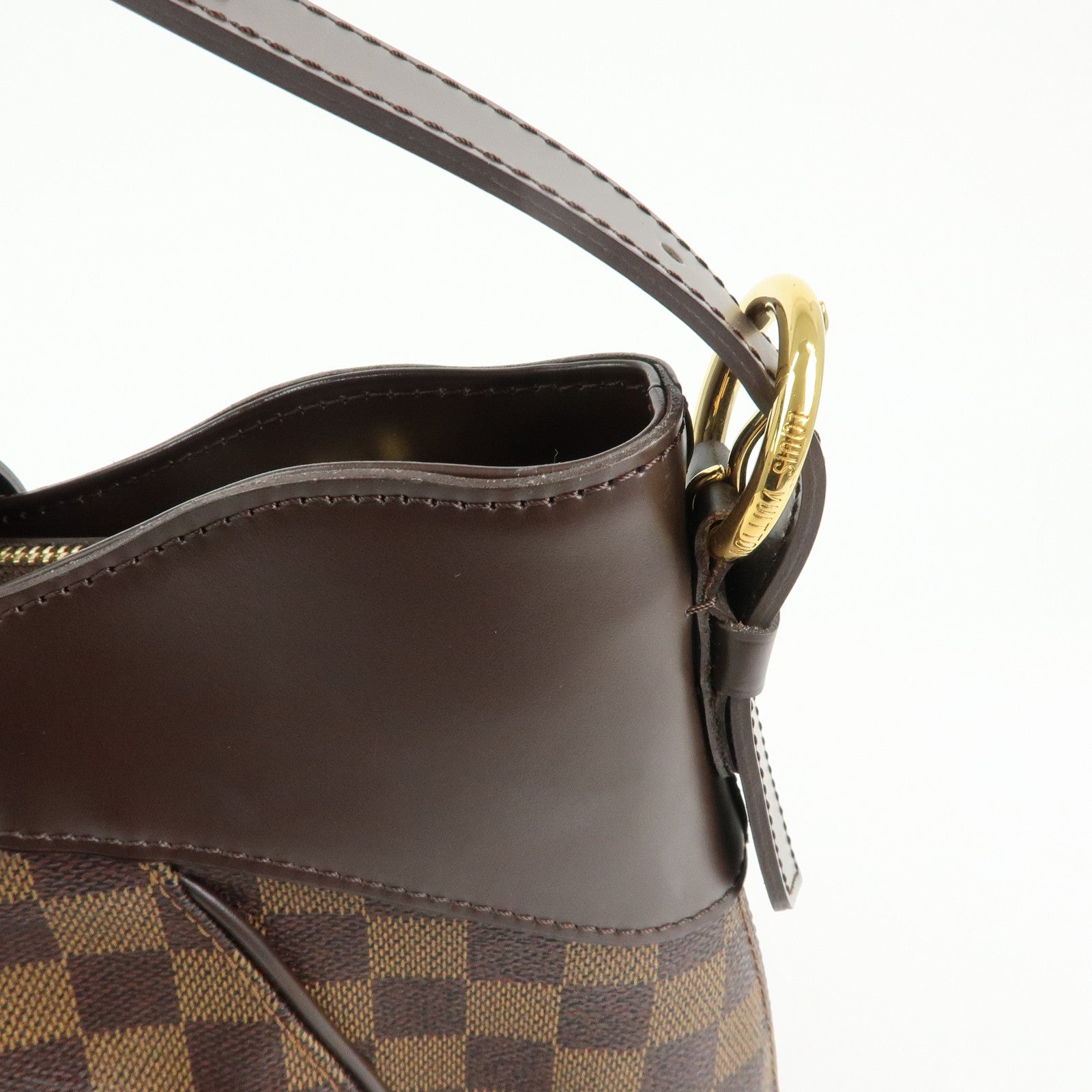 Louis Vuitton Damier Ebene Sistina GM Shoulder Bag Brown N41540