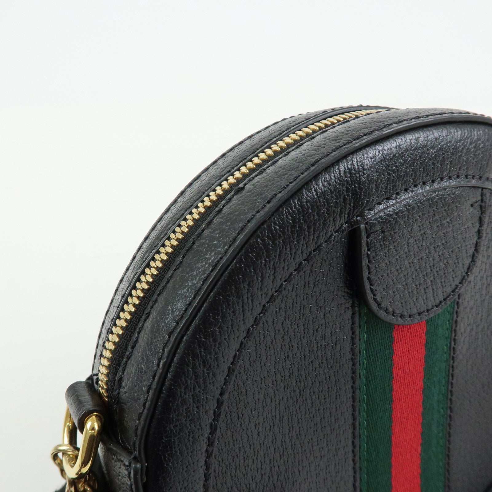 GUCCI Ophidia Sherry Mini Round Chain Shoulder Crossbody Bag 550618