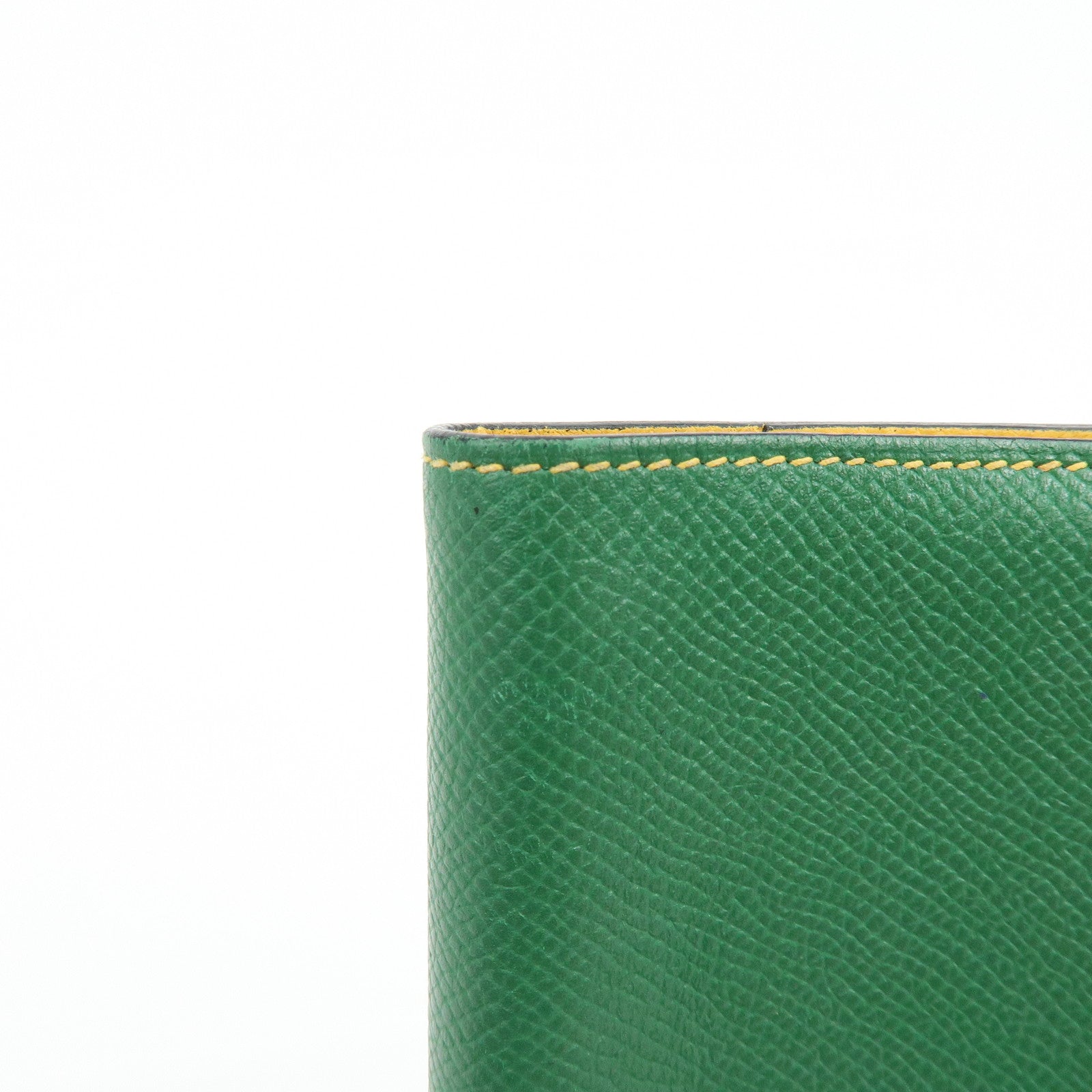HERMES Veau Epsom Agenda GM Planner Cover □A Stamped Green