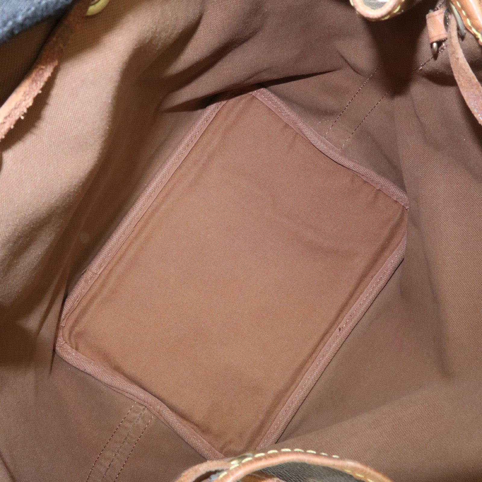 Louis Vuitton Monogram Petit Noe Shoulder Bag Brown M42226