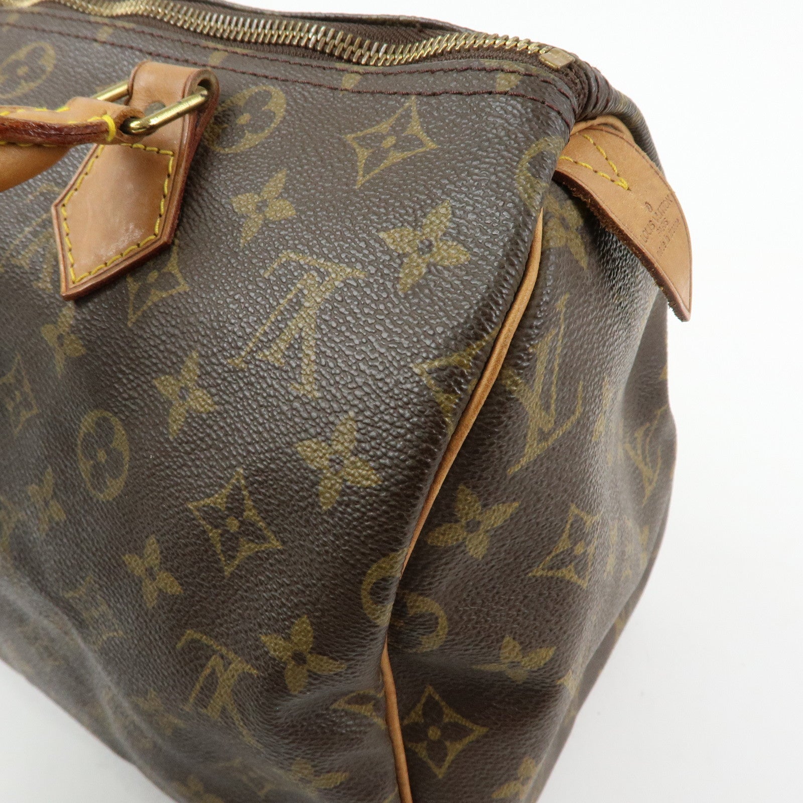 Louis Vuitton Monogram Speedy 30 Boston Bag Hand Bag Brown M41526