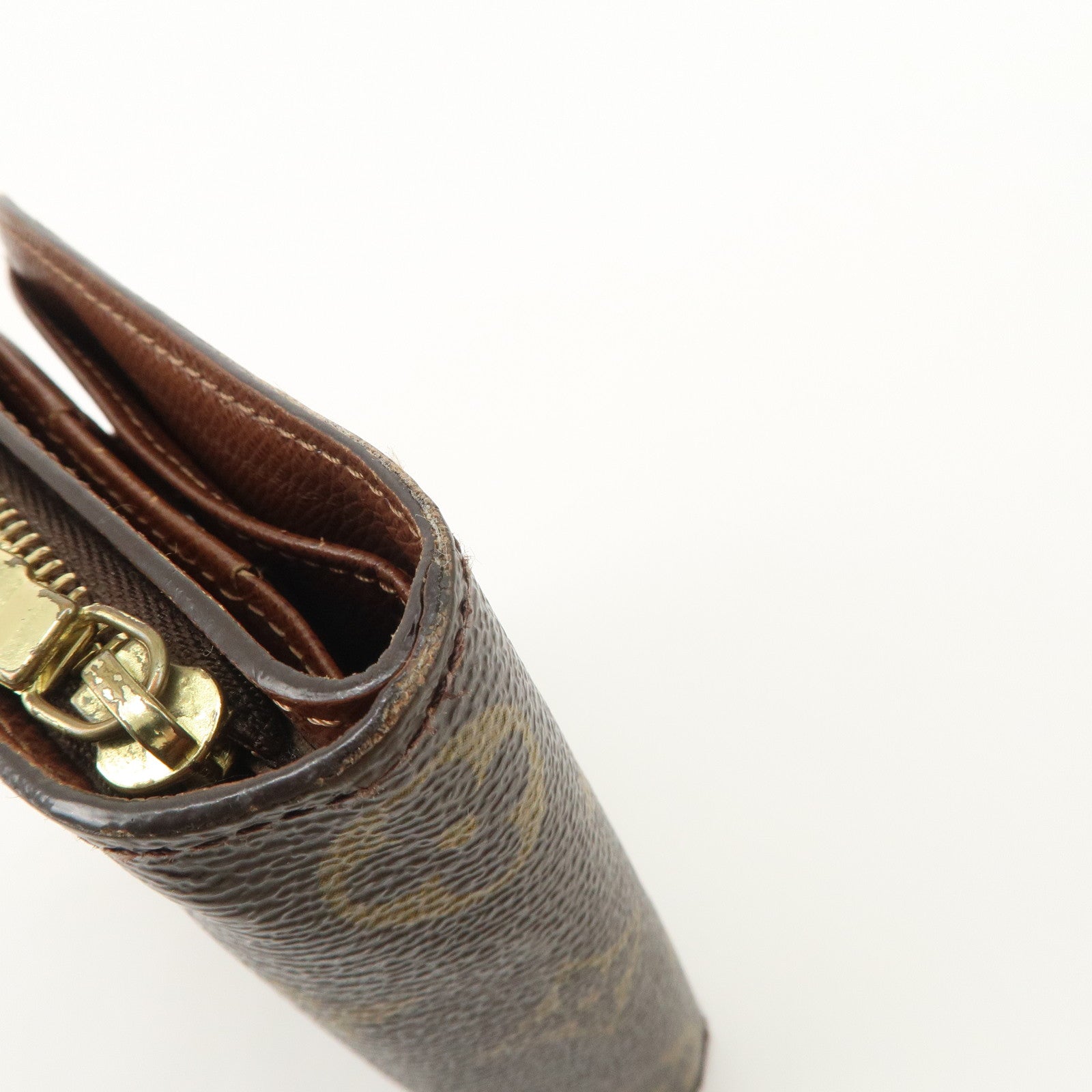 Louis Vuitton Louis Monogram Compact Small Zippy Wallet M61667 Used