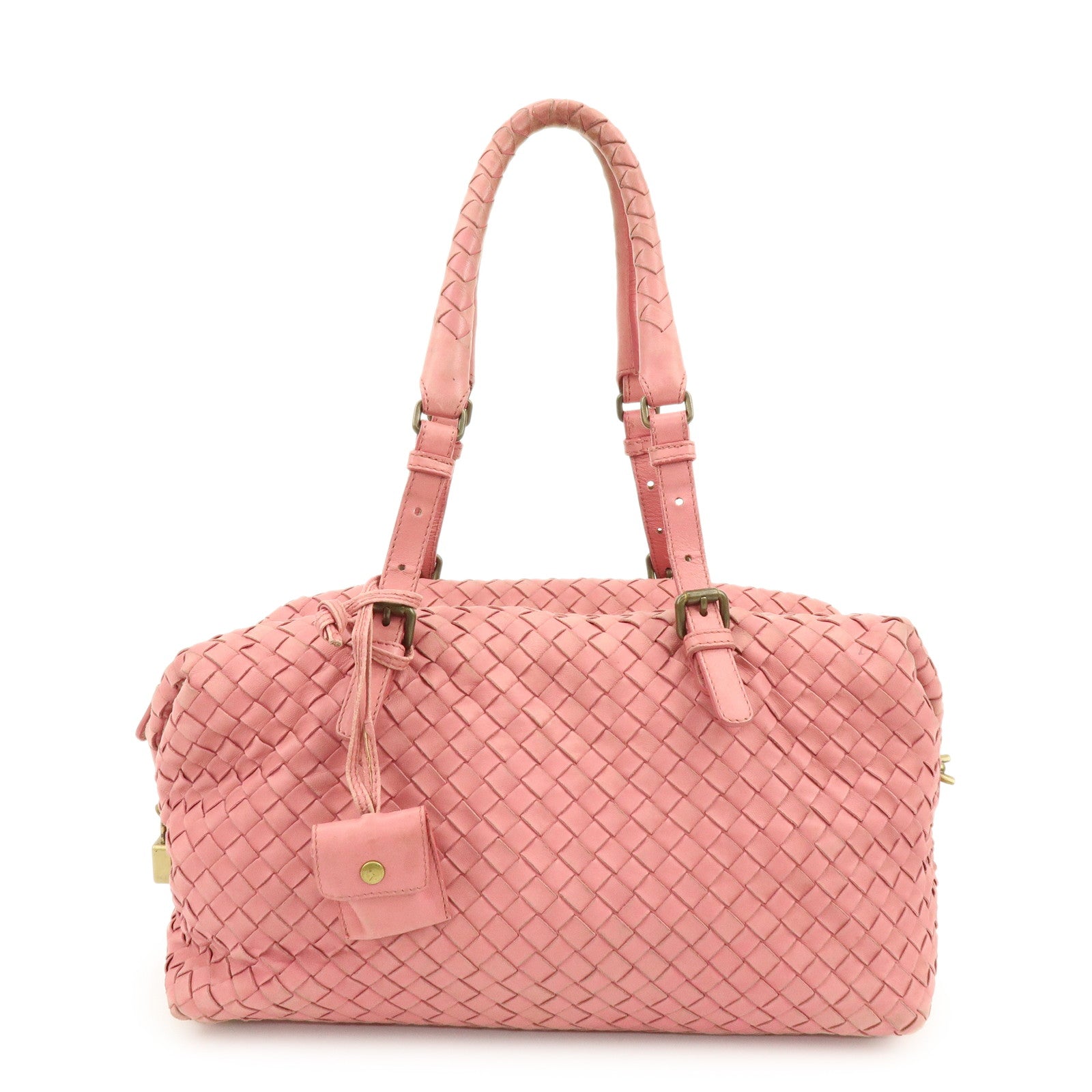 BOTTEGA VENETA Montaigne Intrecciato Nappa Leather Shoulder Bag