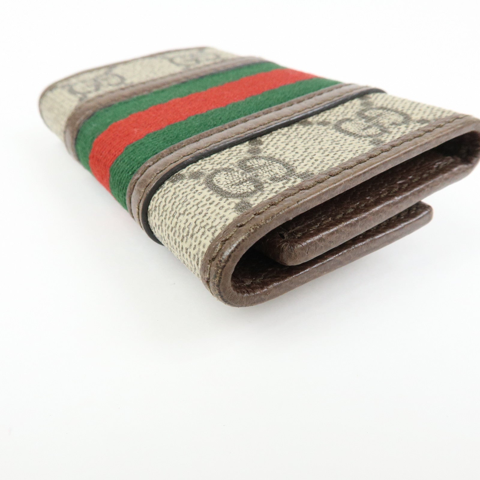 GUCCI GG Marmont Sherry GG Supreme Leather 6 Ring Key Case 603732