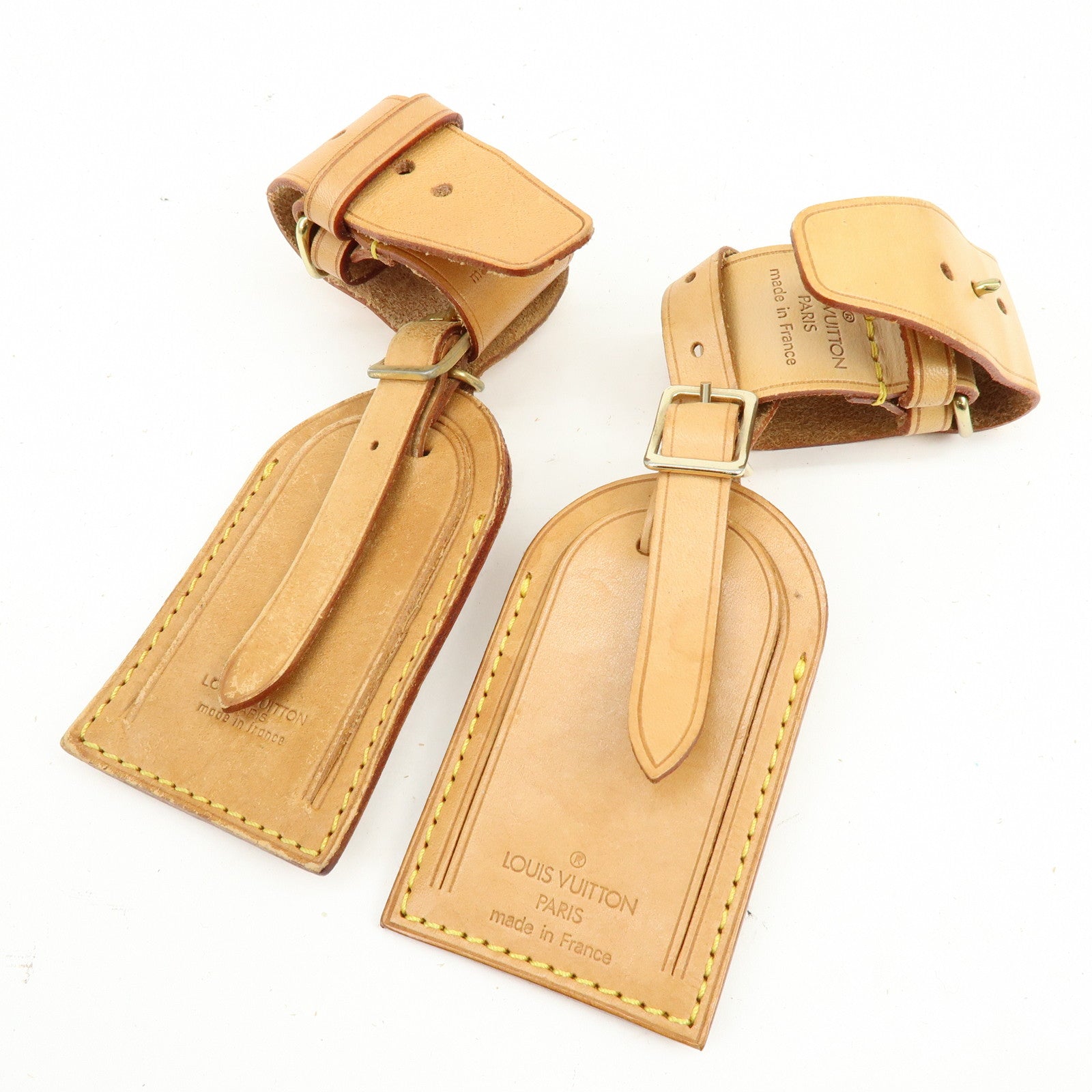 Louis Vuitton Set of 10 Leather Name Tag & Poignet