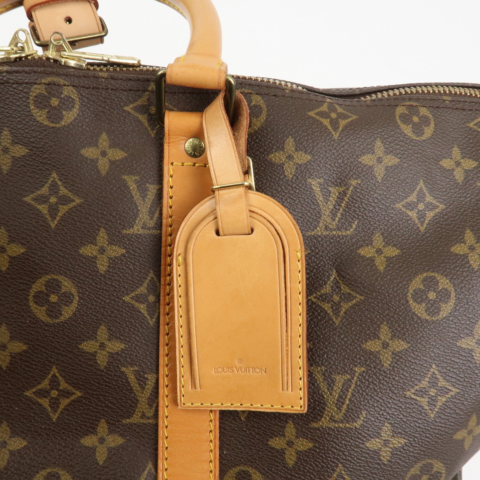 Louis Vuitton Monogram Keep All Bandouliere 45 Boston Bag M41418