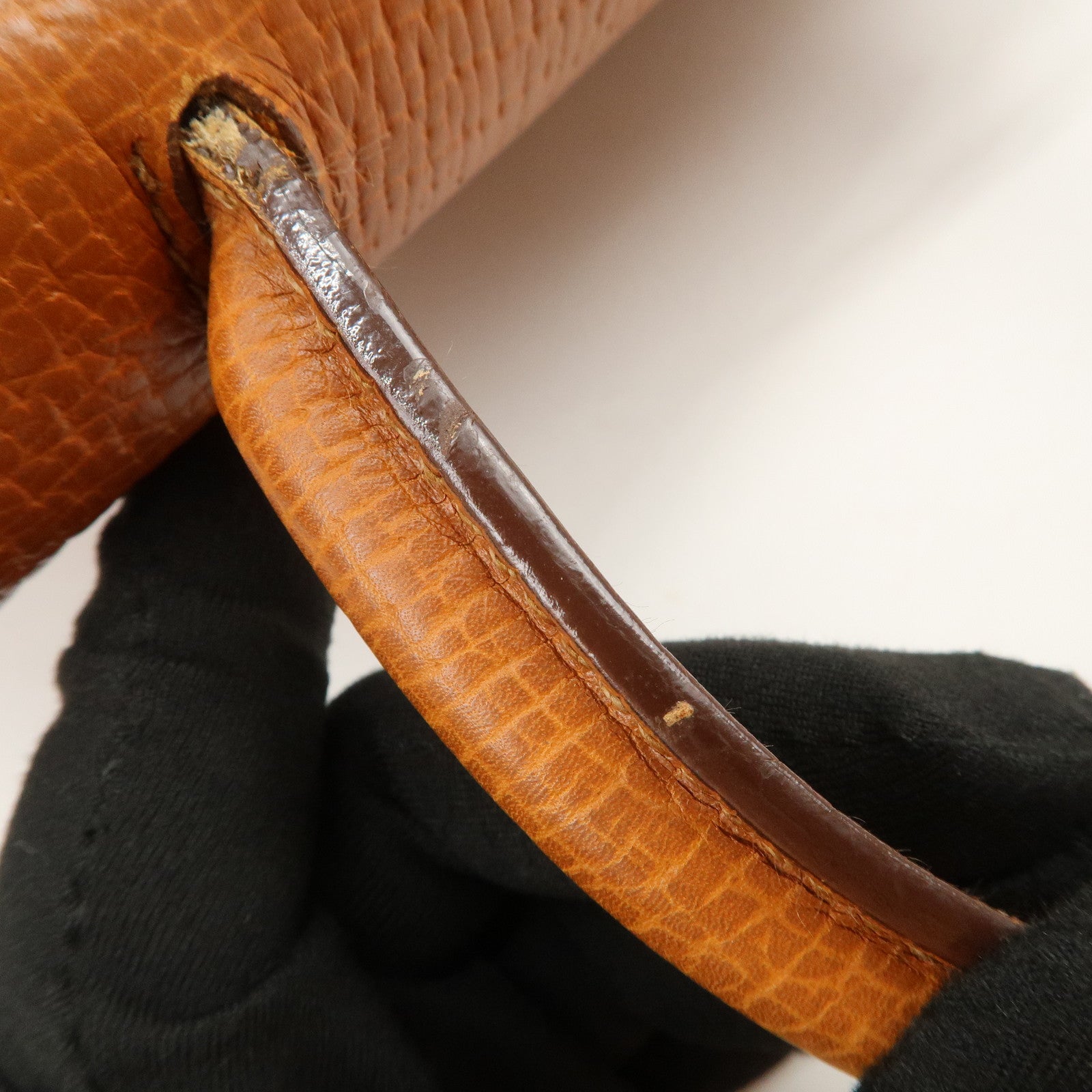 LOEWE Anagram Barcelona 2WAY Bag Shoulder Bag Hand Bag Brown