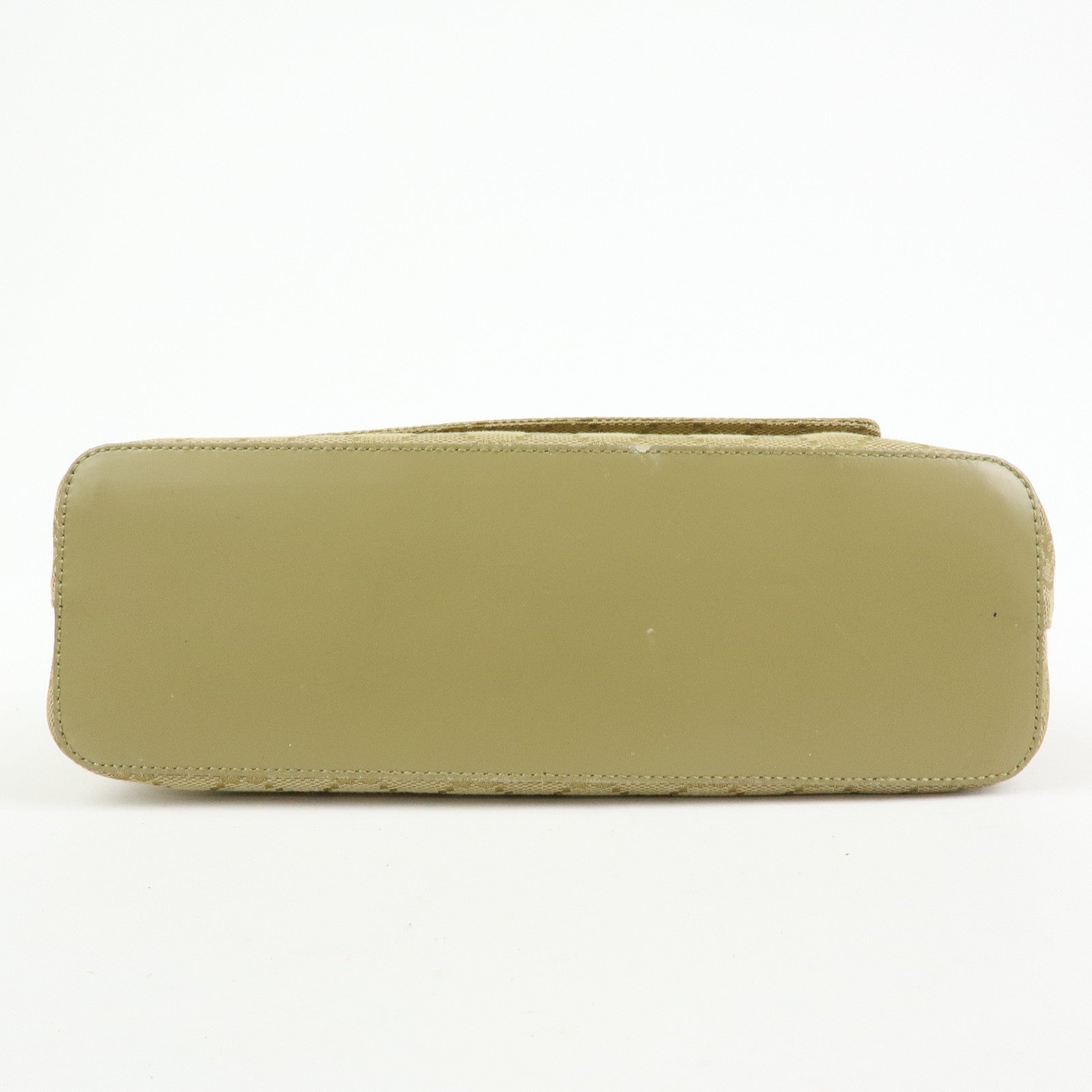 GUCCI GG Canvas Leather Shoulder Bag Hand Bag Beige 90646