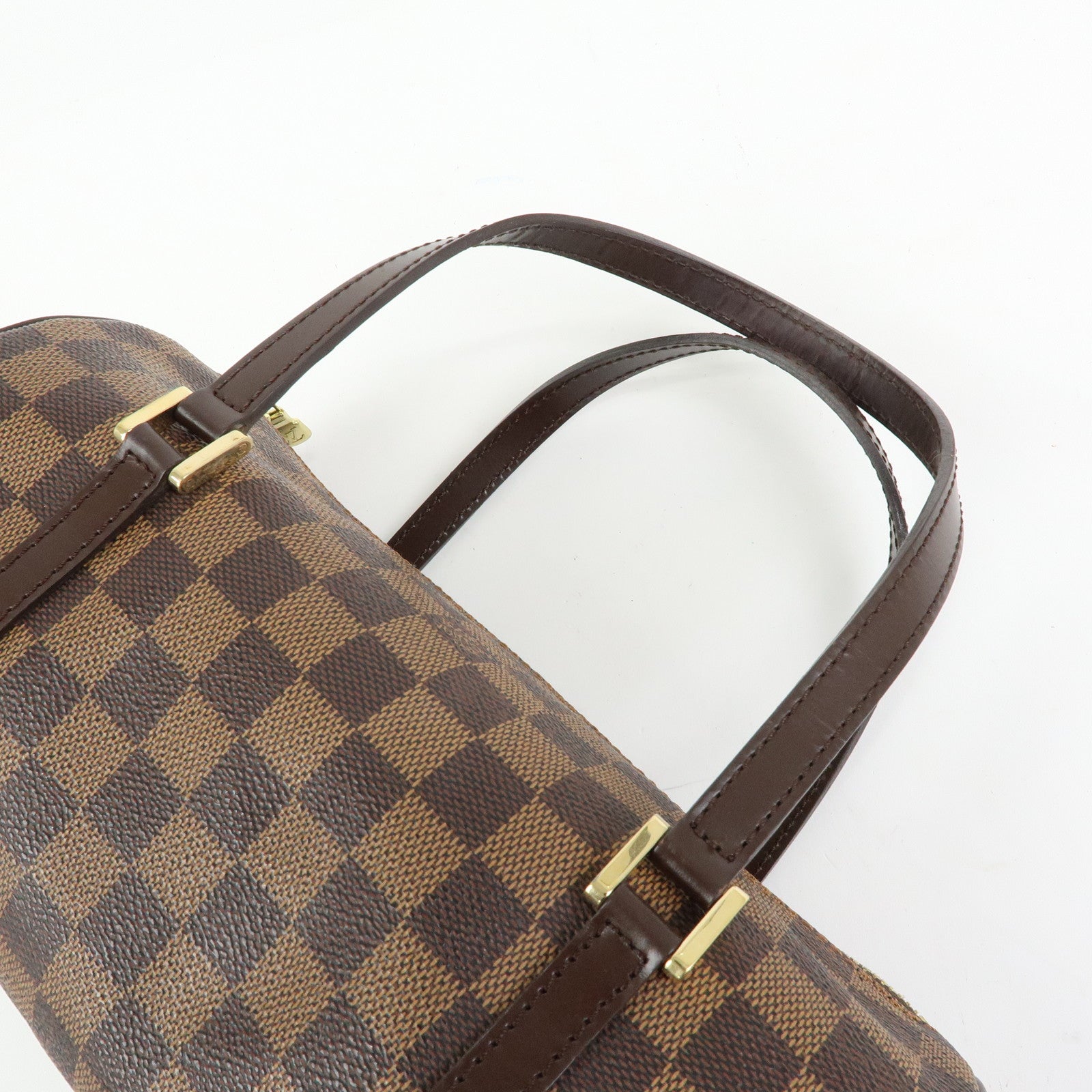 Louis Vuitton Damier Ebene Papillon 26 Hand Bag Brown N51304