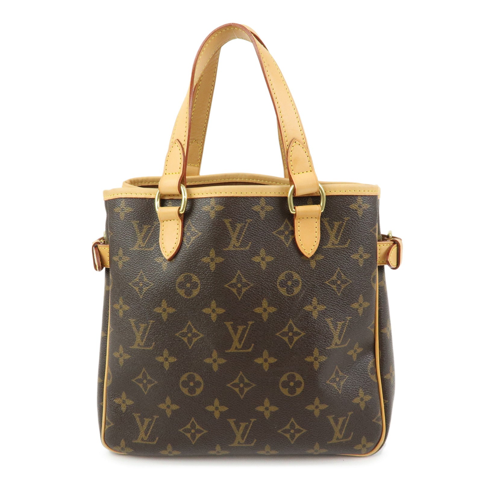 Louis Vuitton Monogram Batignolles Canvas Tote Bag Hand Bag M51156