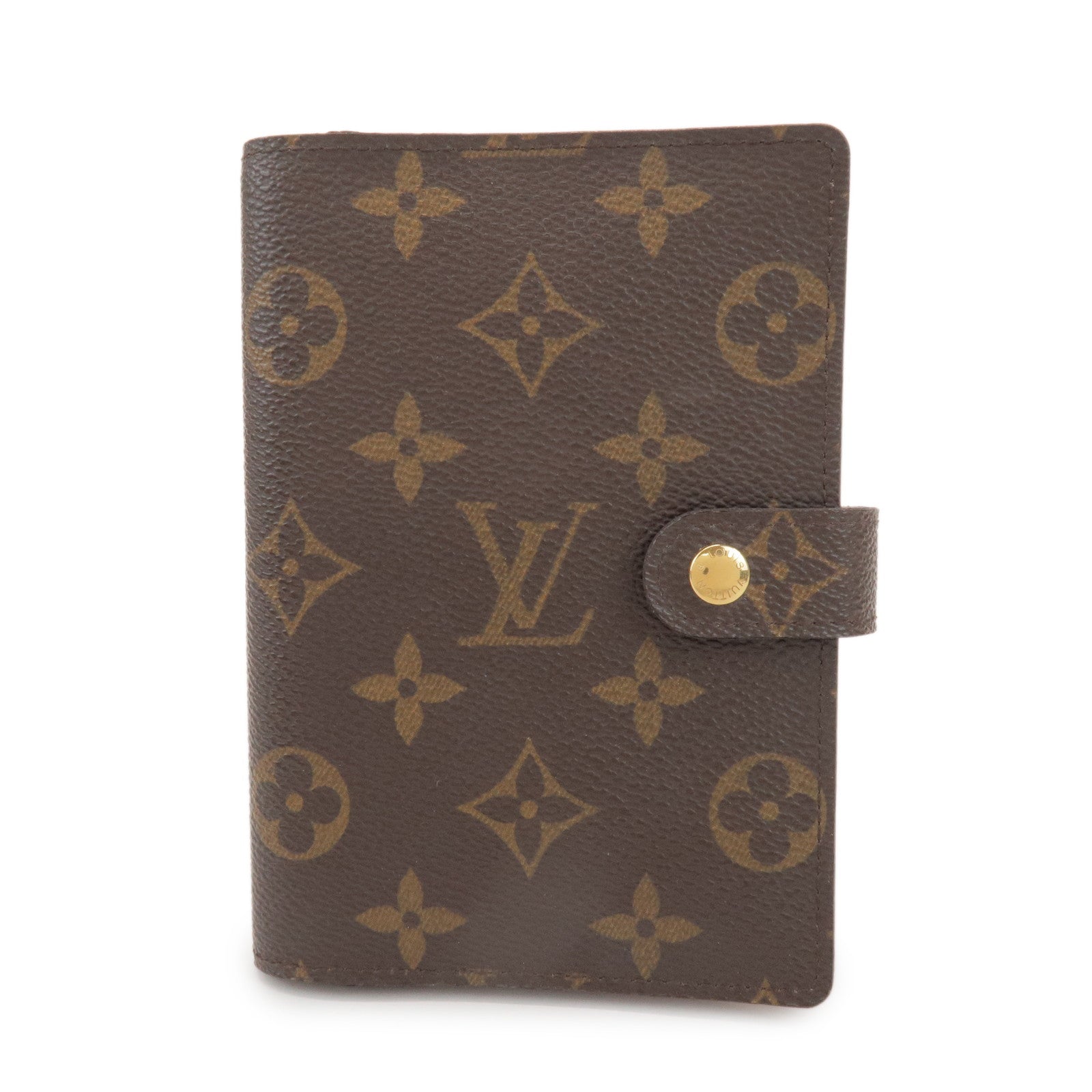 Louis Vuitton Monogram Agenda PM Planner Cover Brown R20005