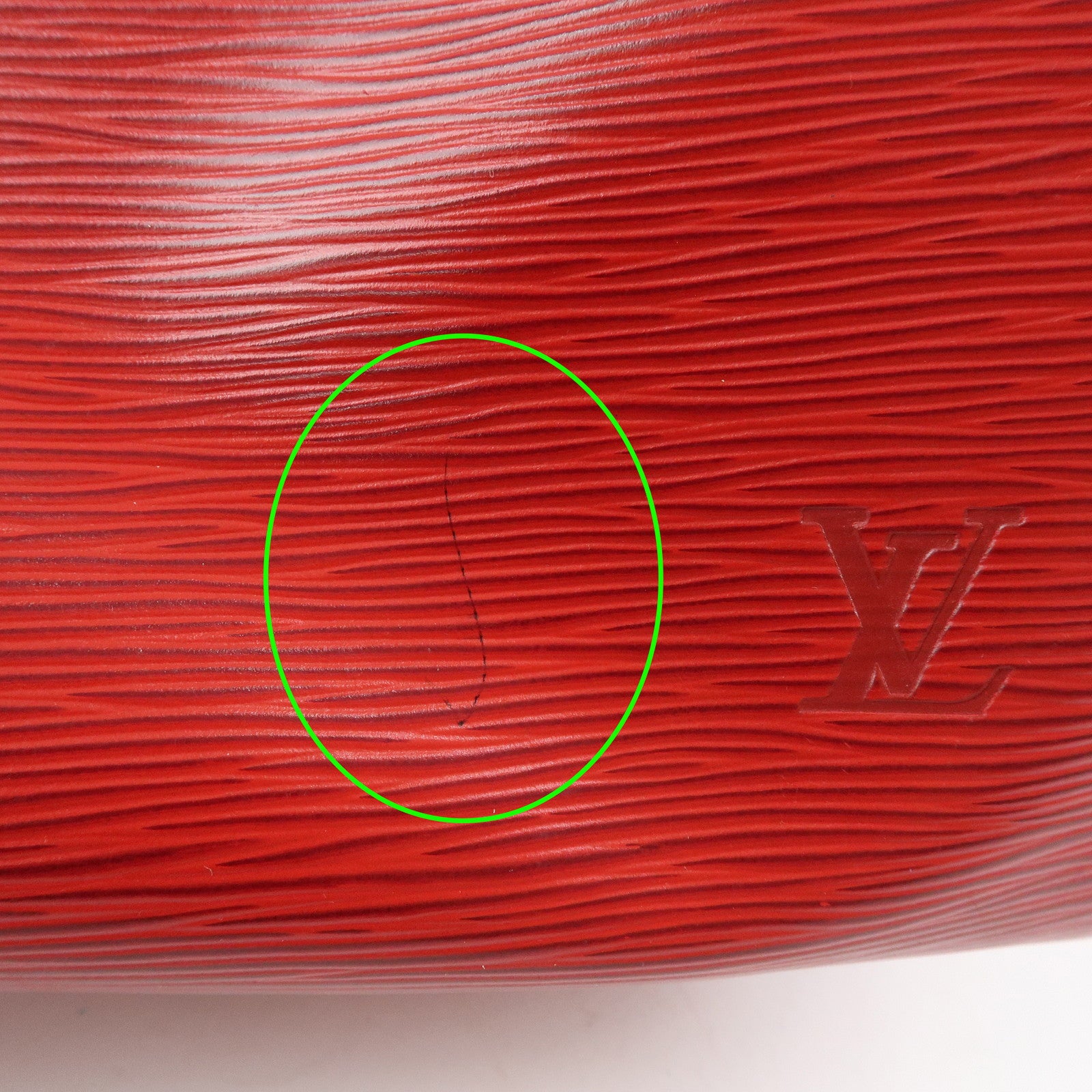 Louis Vuitton Epi Speedy 25 Boston Hand Bag Castilian Red M43017