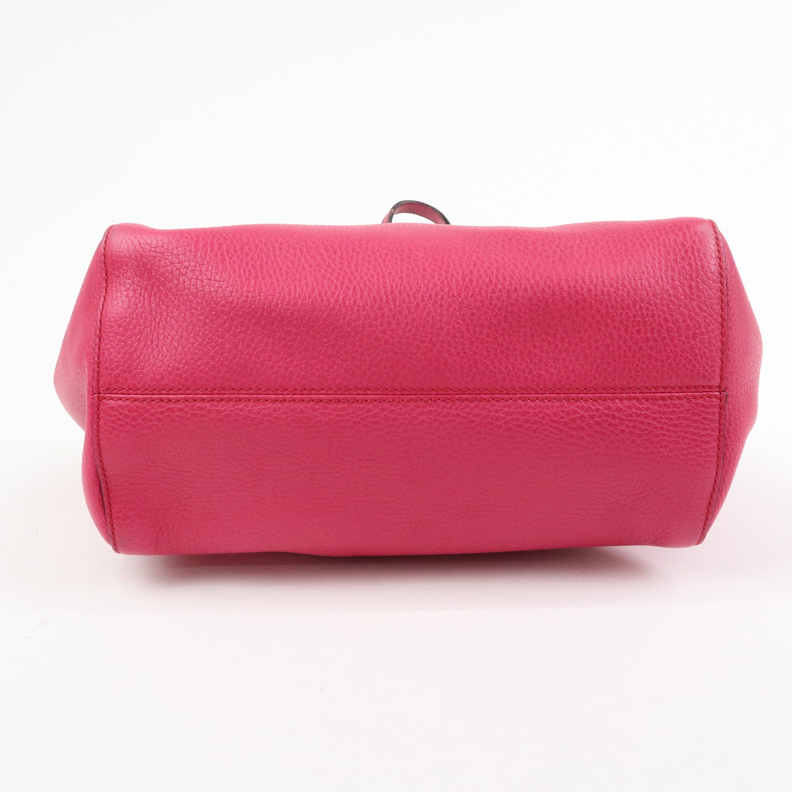 GUCCI Swing Leather Medium Tote Bag Shoulder Bag Pink 354408