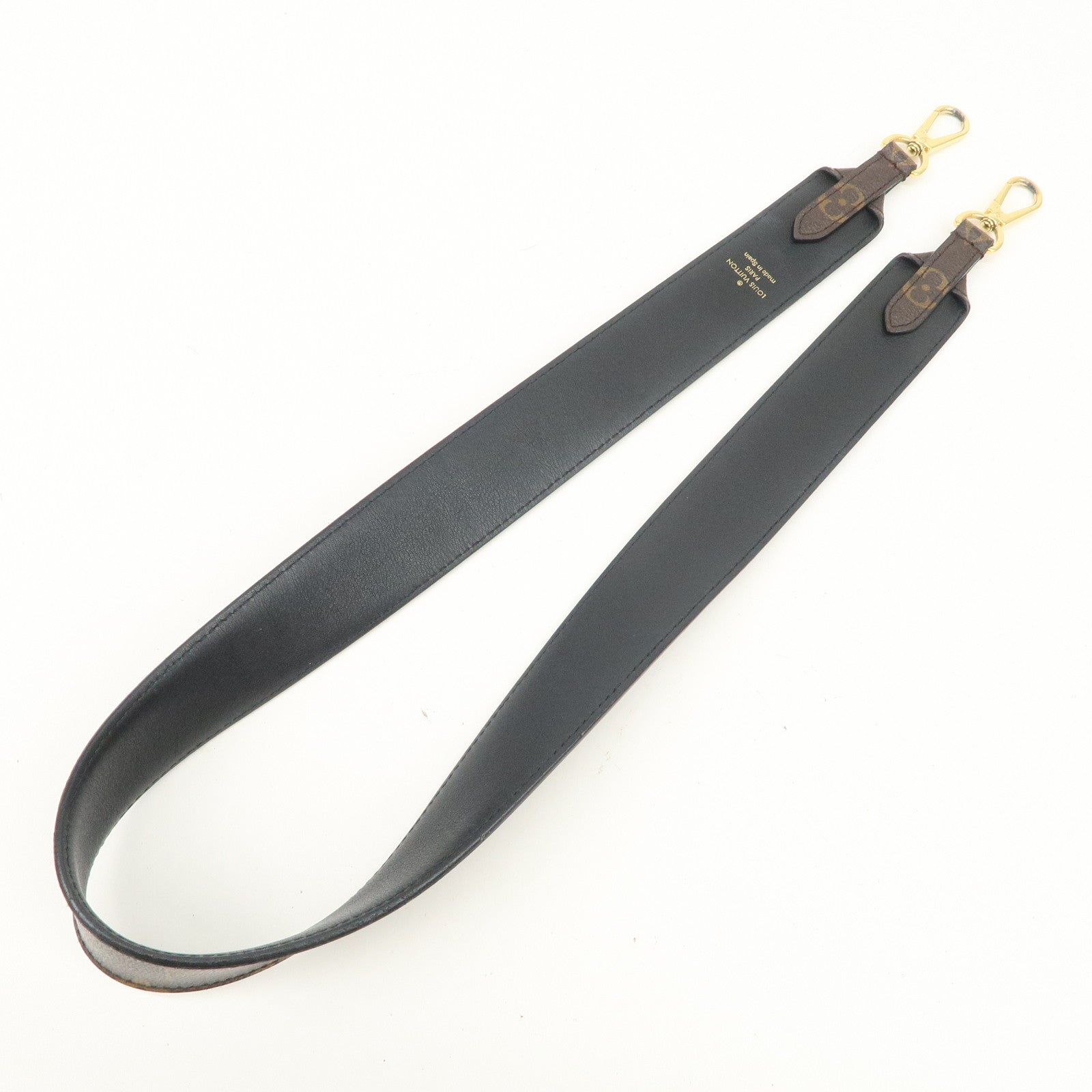 Louis Vuitton Monogram Canvas Shoulder Strap 90cm Noir J02288