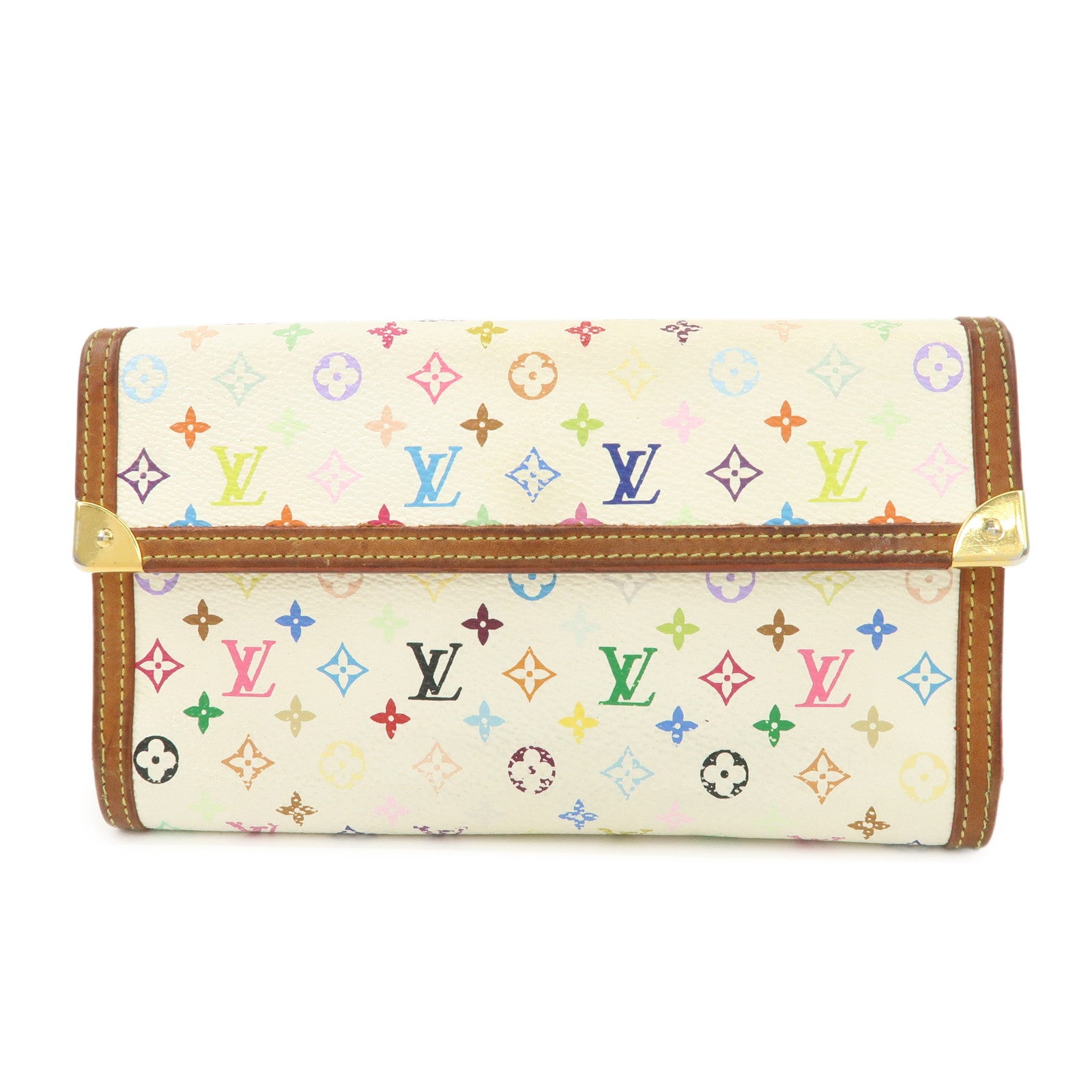 Louis Vuitton Monogram Multicolor Porte Trezor International Long Wallet Ｍ92659