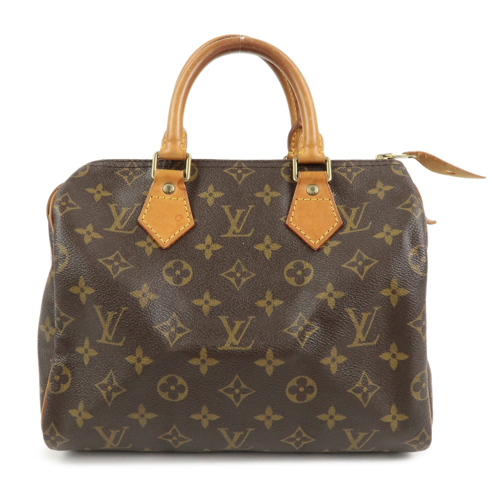 Louis Vuitton Monogram Speedy 25 Boston Bag Hand Bag Brown M41528