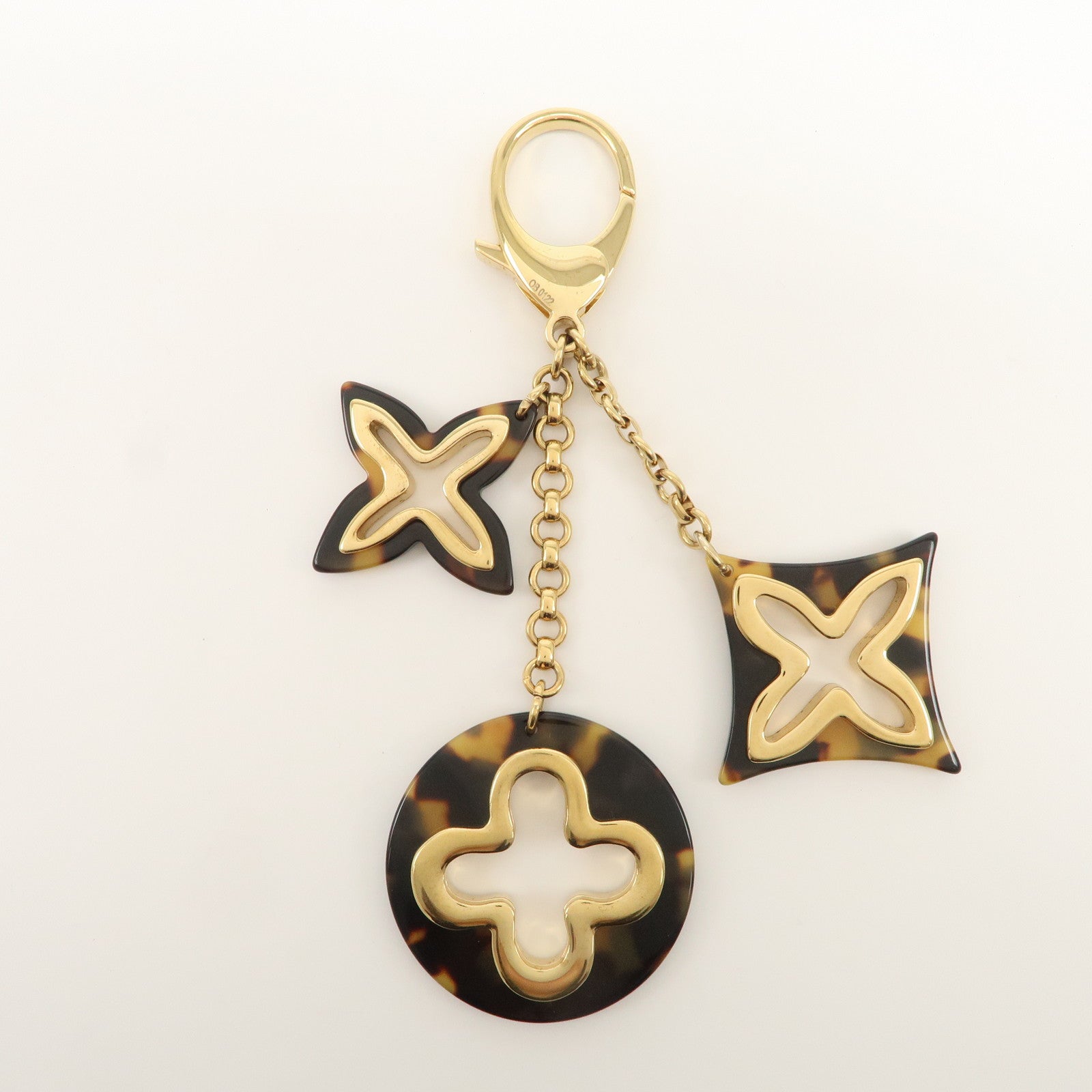 Louis Vuitton Bijou Sac Insolence Bag Charm Gold Brown M65844