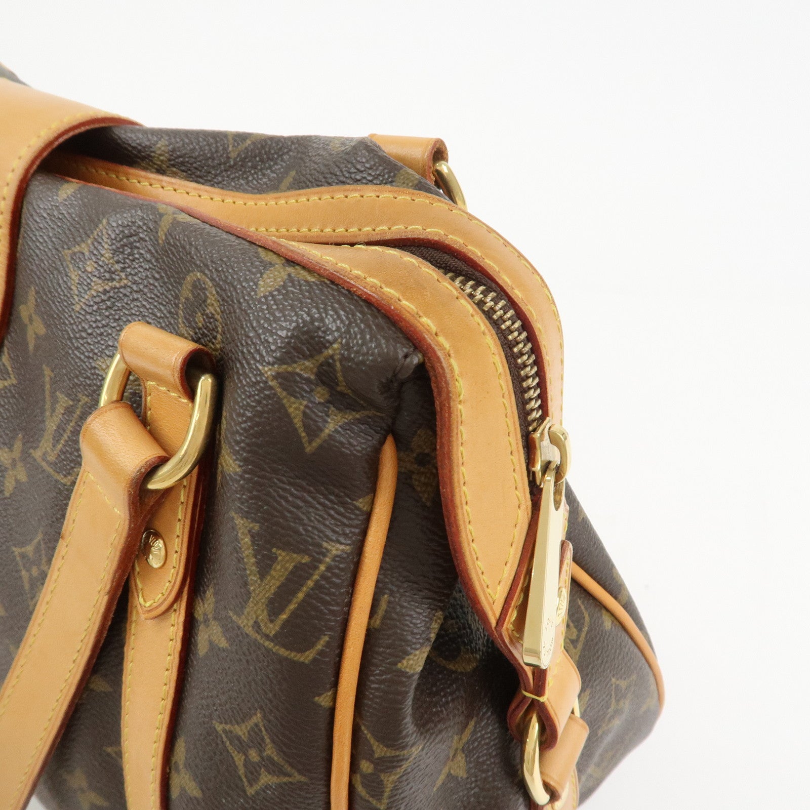 Louis Vuitton Monogram Stresa PM Shoulder Bag Brown M51186