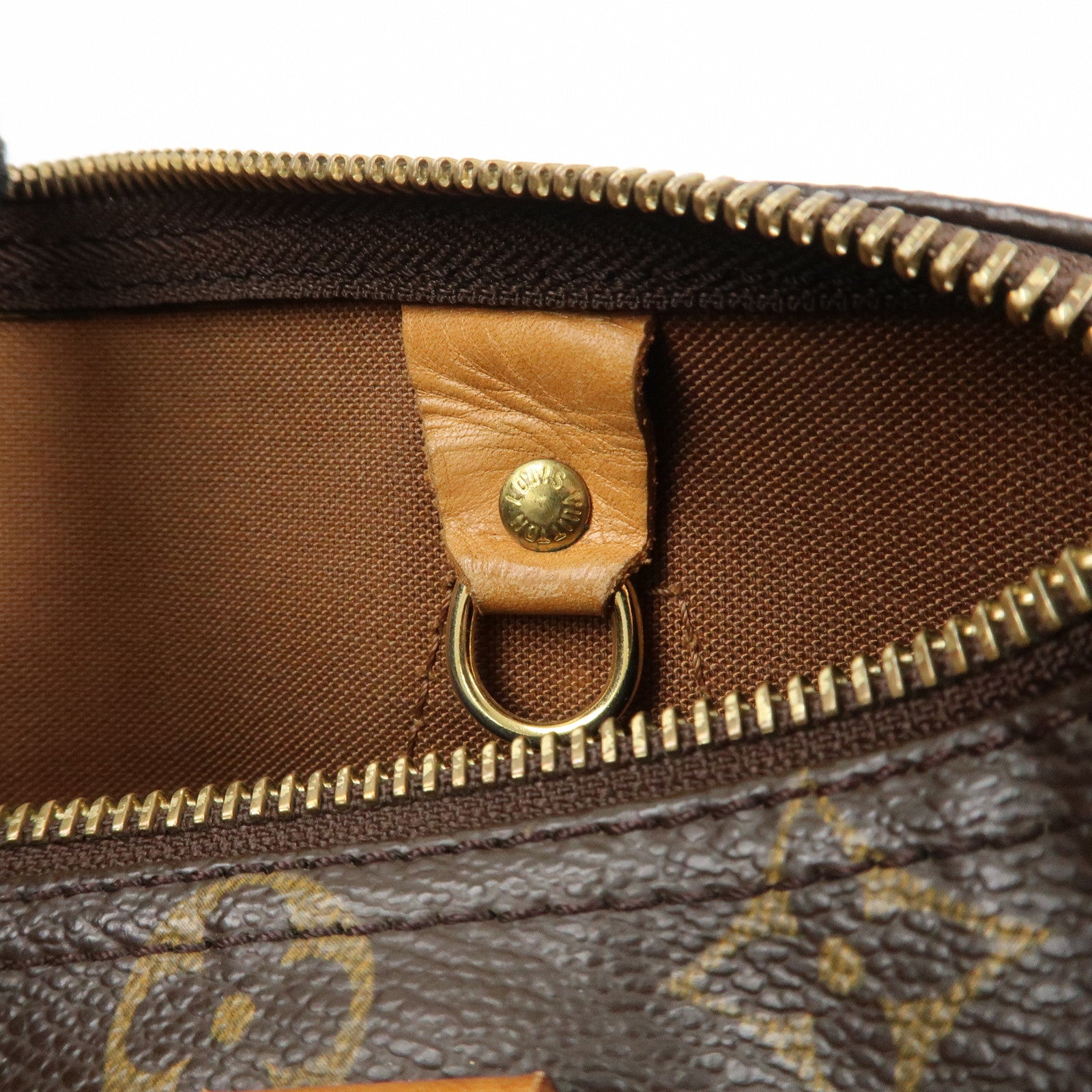 Louis Vuitton Monogram Speedy 25 Boston Bag Hand Bag Brown M41528