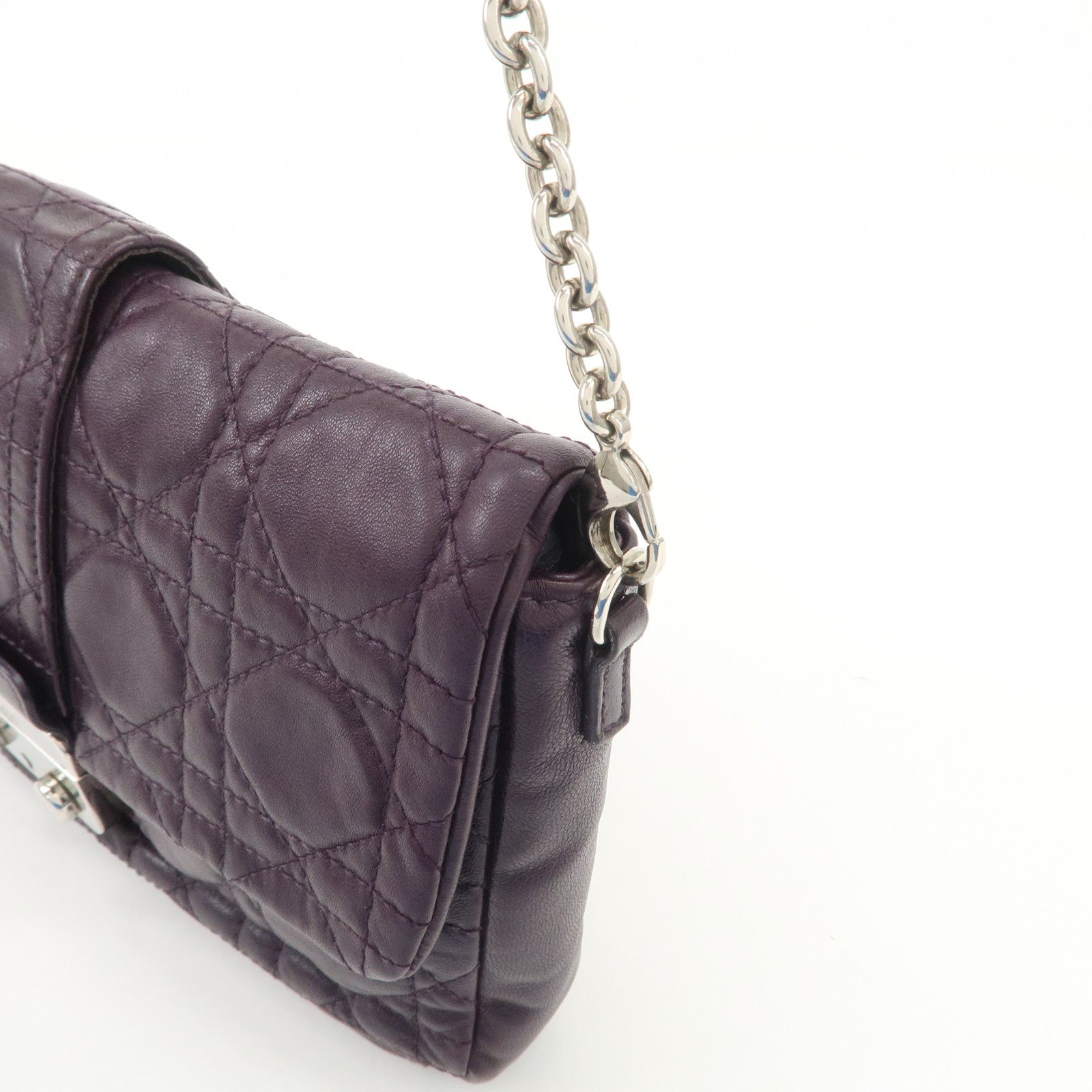 Christian Dior Cannage Shoulder Bag Crossbody Bag 007-LU-0130