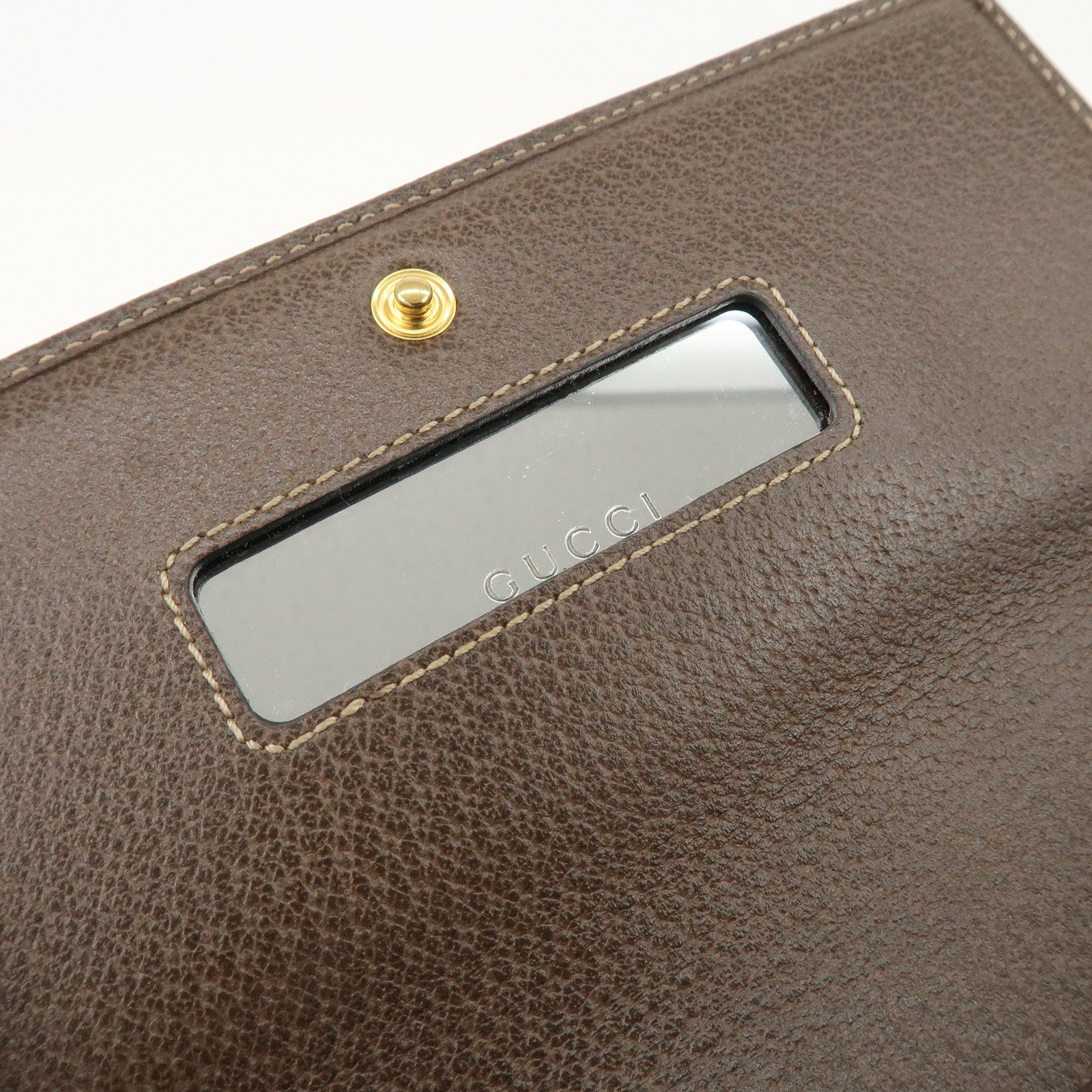 GUCCI Ophidia GG Supreme WOC Chain Wallet Long Wallet Brown 546592