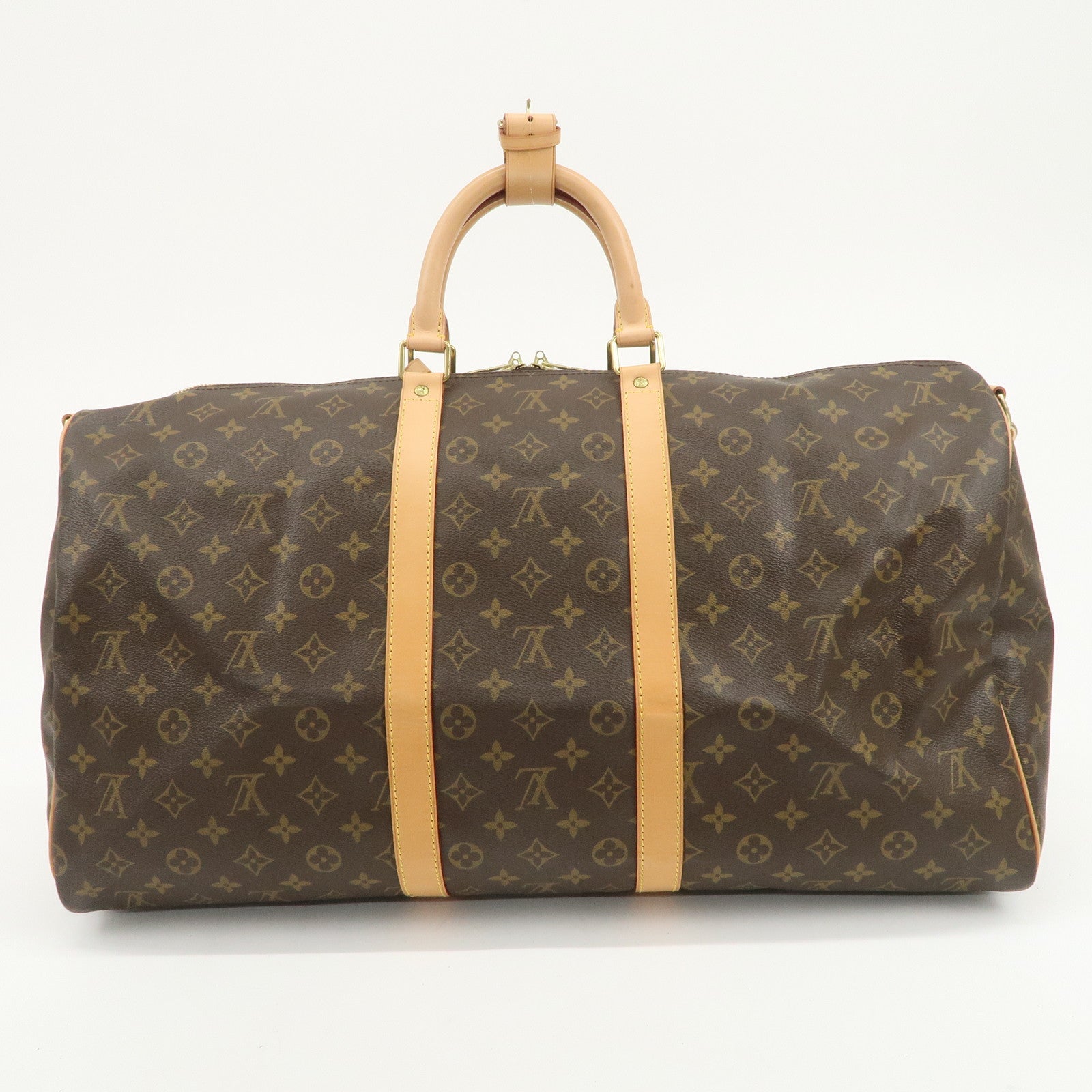 Louis Vuitton Monogram Keep All Bandouliere 55 Boston Bag M41414