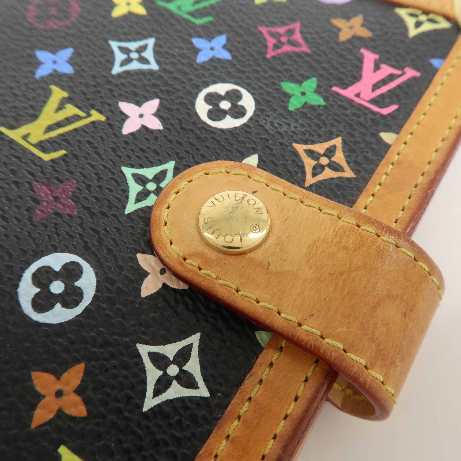 Louis Vuitton Monogram Multi Color Agenda PM Planner Cover R20895