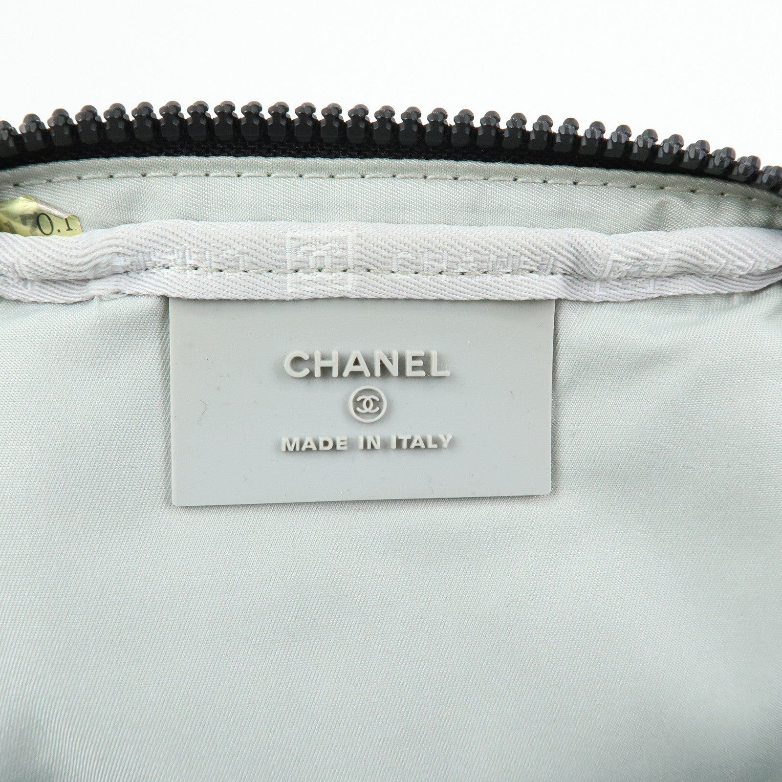 CHANEL CHANEL Sports Cotton Waist Bag Body Bag Gray