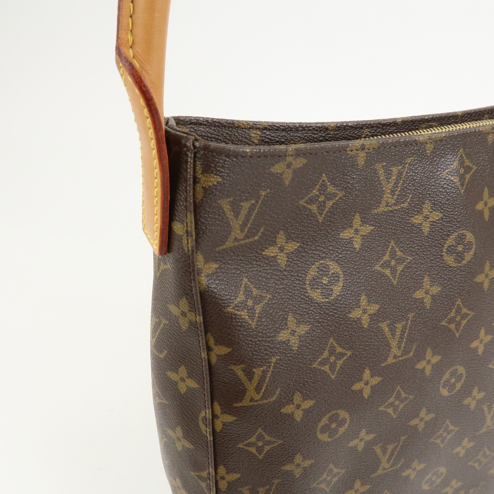 Louis Vuitton Monogram Canvas Looping GM Shoulder Bag Brown M51145