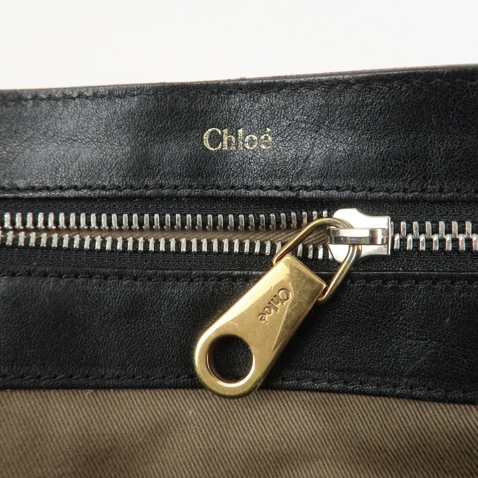 Chloe Paddington Leather 2Way Bag Shoulder Bag Black