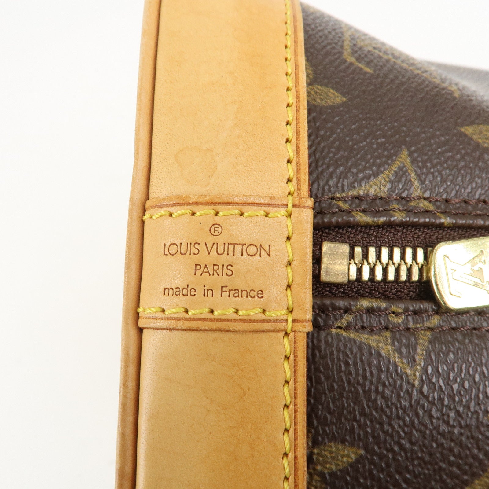 Louis Vuitton Monogram Canvas Alma Hand Bag Brown M51130