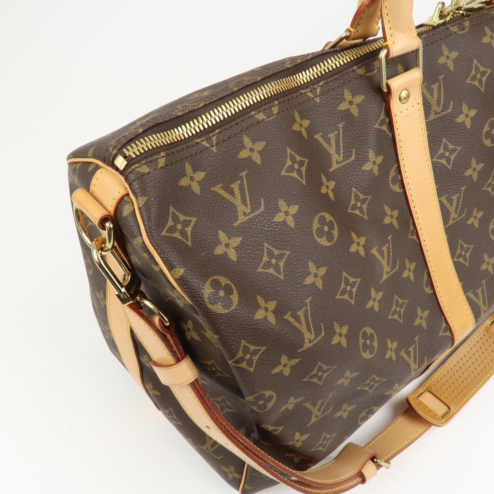 Louis Vuitton Monogram Keep All 50 Bandouliere Boston Bag M41416