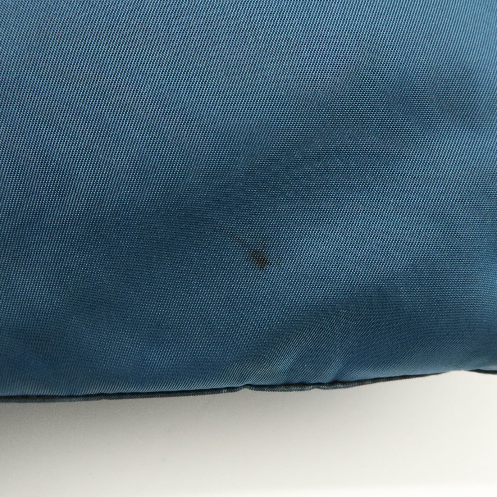 PRADA Triangle Logo 2Way Bag Hand Bag Shoulder Bag Blue BN2541