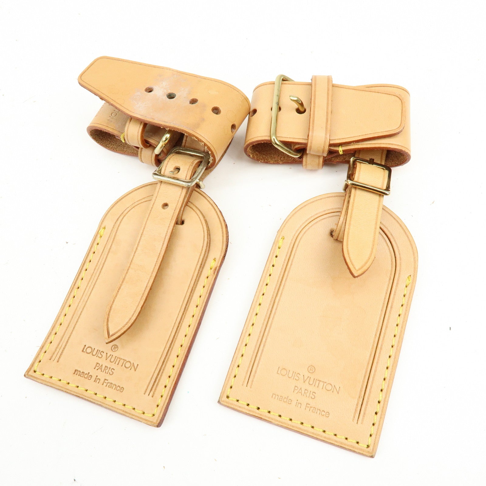Louis Vuitton Set of 10 Leather Name Tag & Poignet
