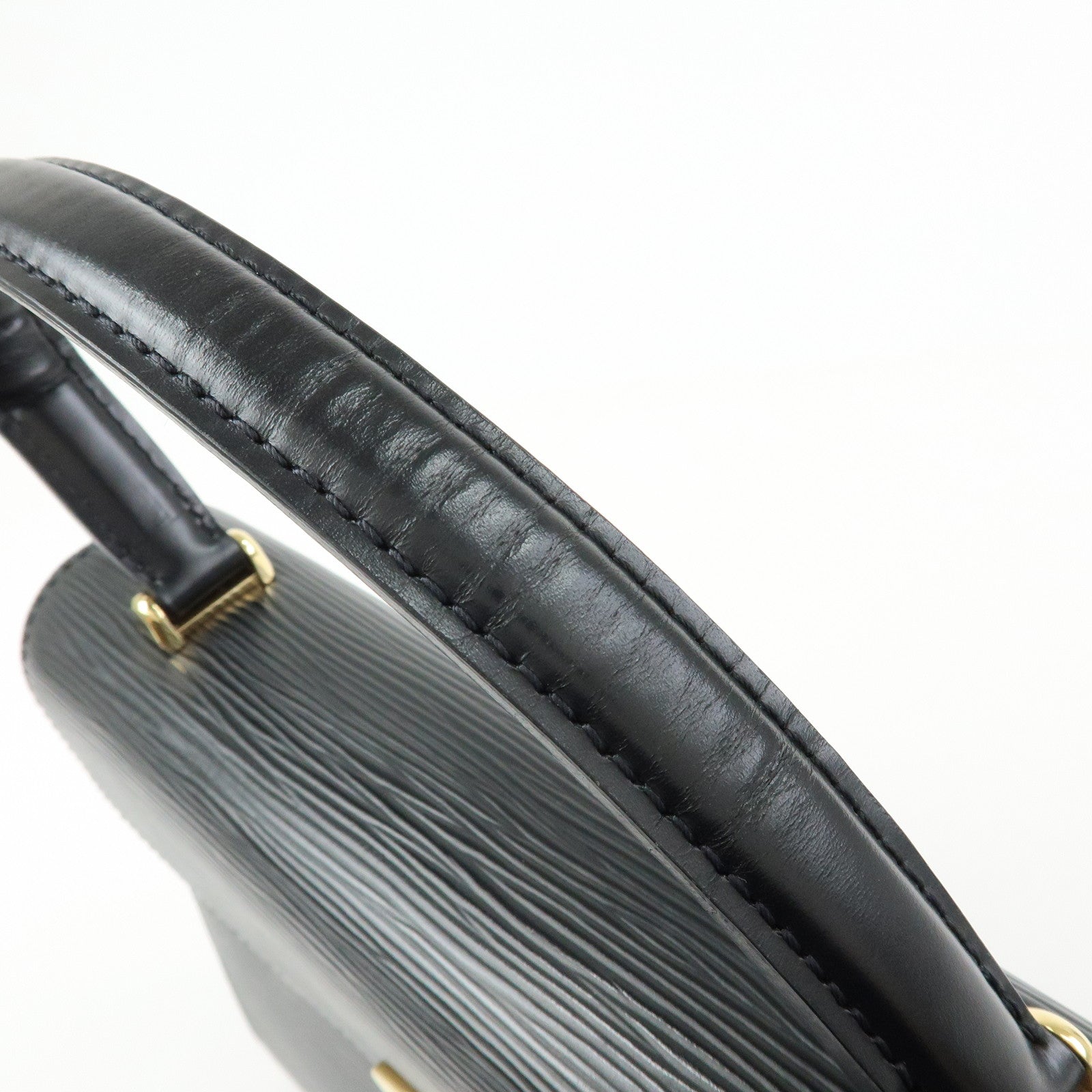 Louis Vuitton Epi Leather Malesherbes Hand Bag Noir Black M52372