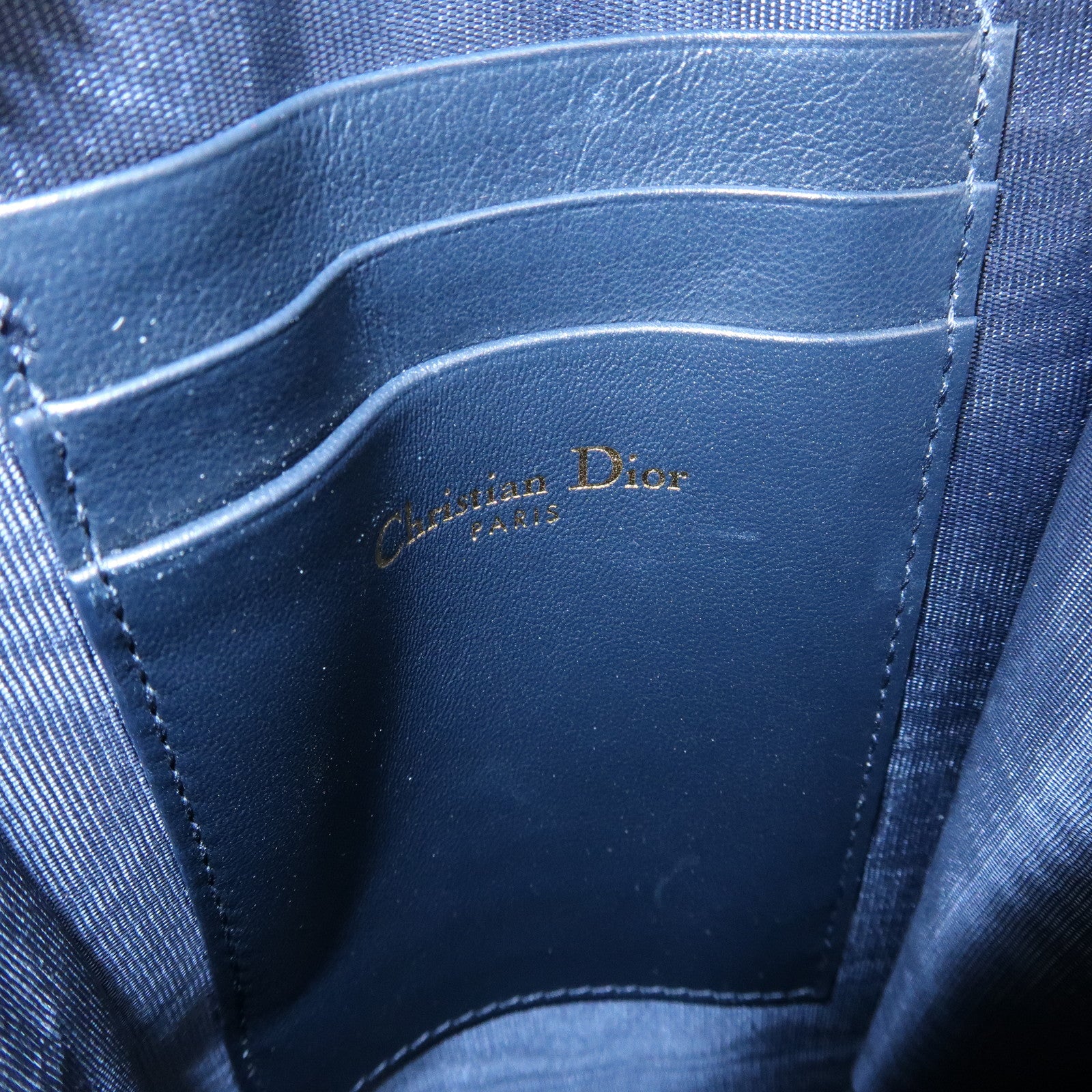 Christian Dior Oblique Jacquard Leather 30 Montaigne Phone Case
