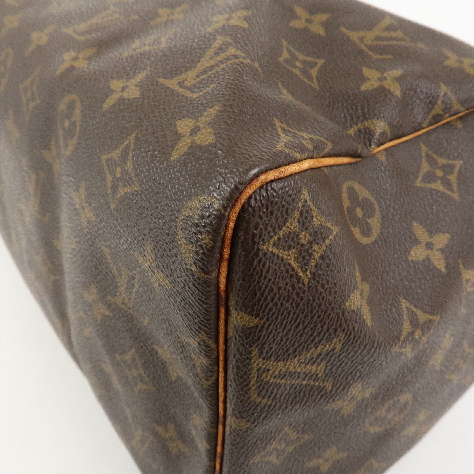 Louis Vuitton Monogram Speedy 40 Hand Bag Boston Bag Brown M41522