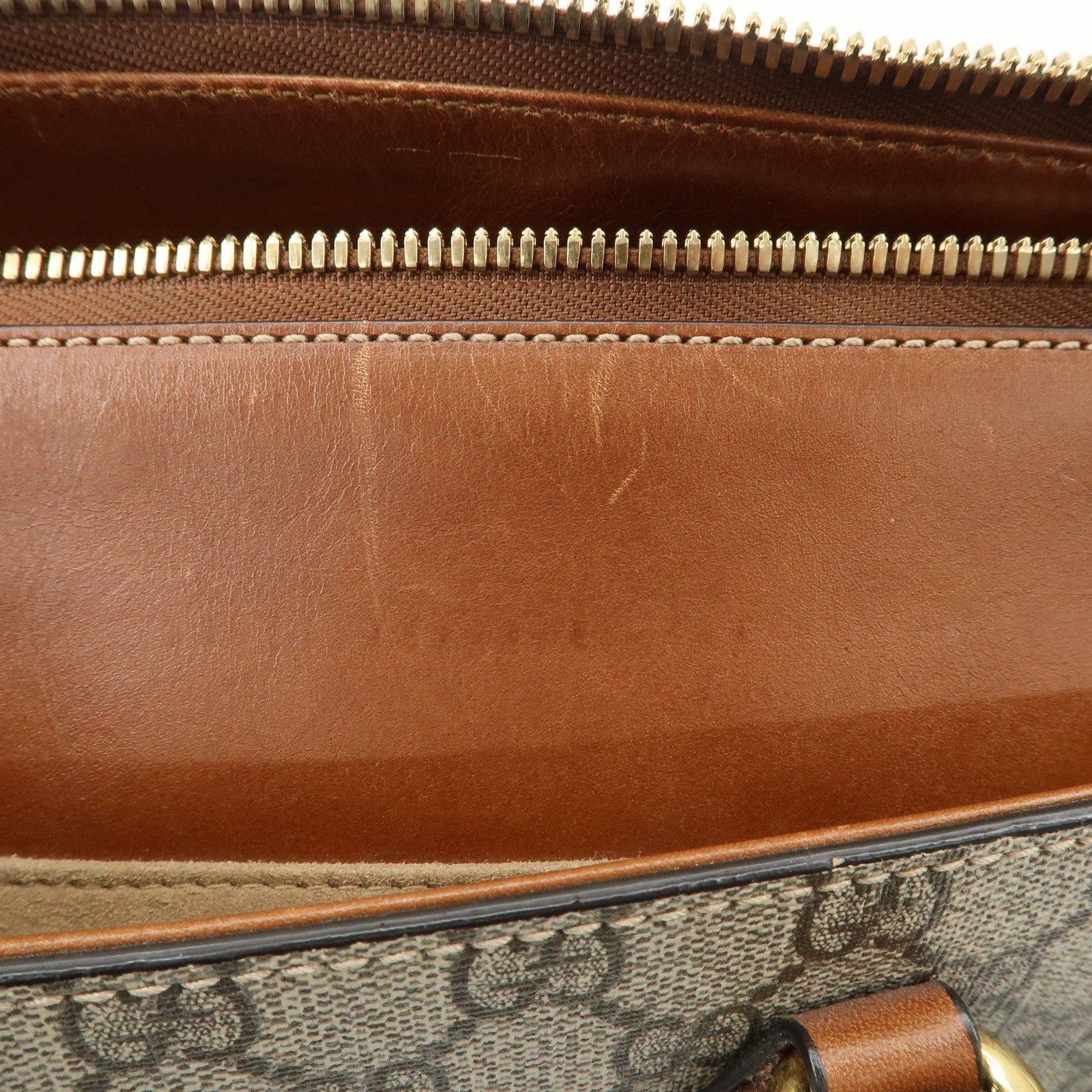 GUCCI GG Supreme GG Supreme 2WAY Bag Hand Bag Beige 409534