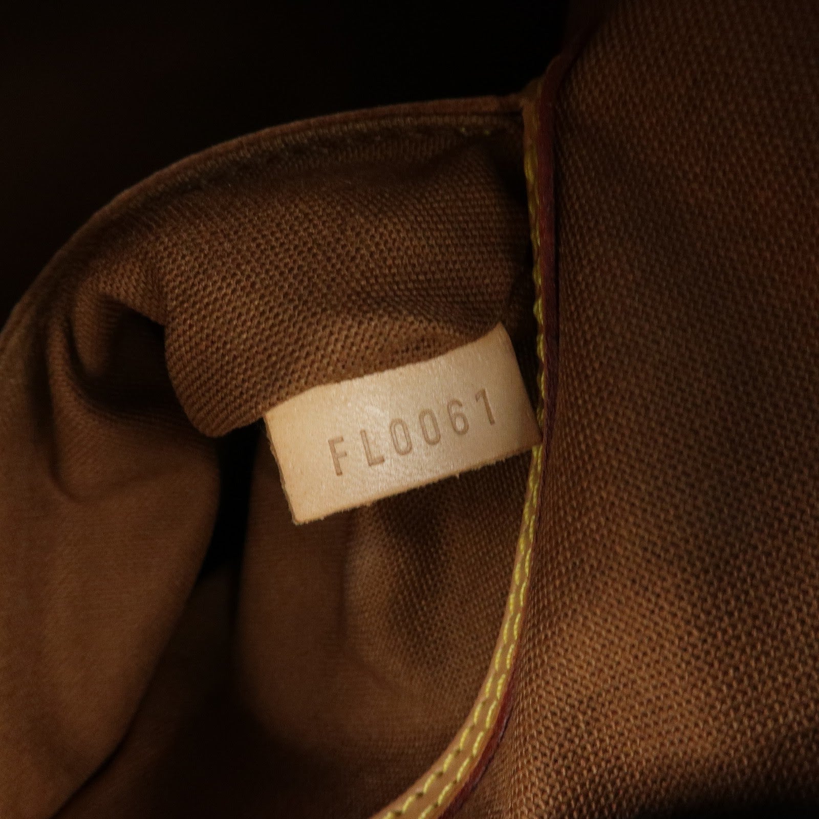 Louis Vuitton Monogram Alma Hand Bag Brown M51130