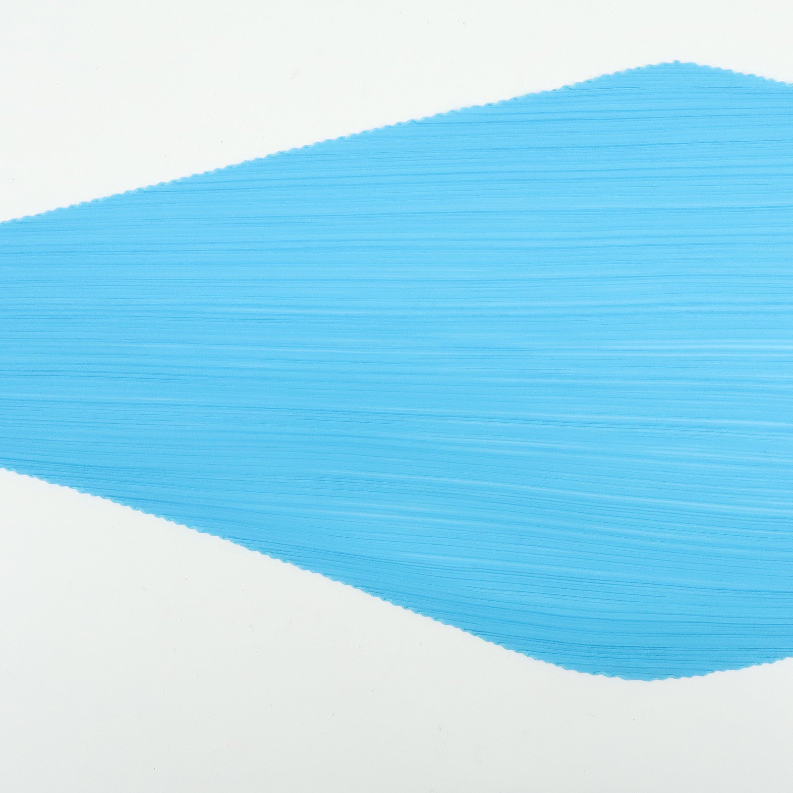 ISSEY MIYAKE PLeats Please Polyester Accordion Pleated Scarf Blue