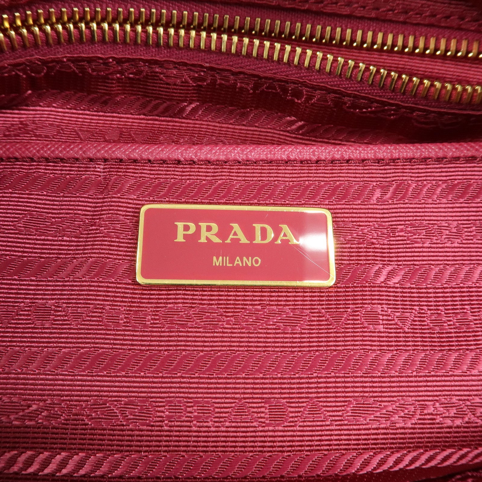 PRADA Tessuto Nylon 2Way Bag Hand Bag Shoulder Bag Pink 1BA843